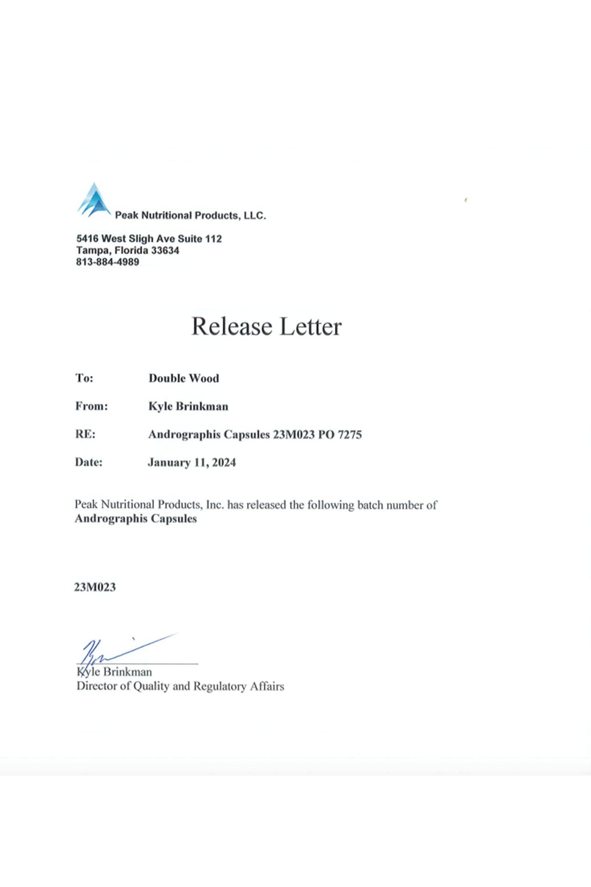 Double Wood Andrographis 1000mg  120 Capsul.39.