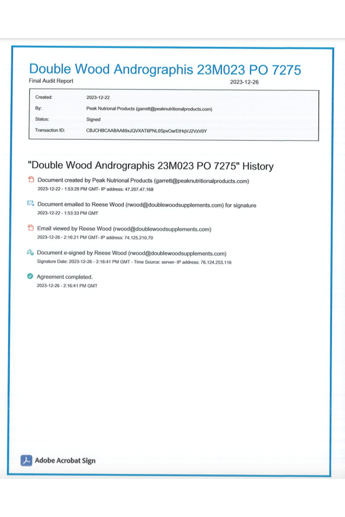 Double Wood (Ösg Özel Sporcu Gıdaları)  Andrographis 1000mg  120 Capsul.39.