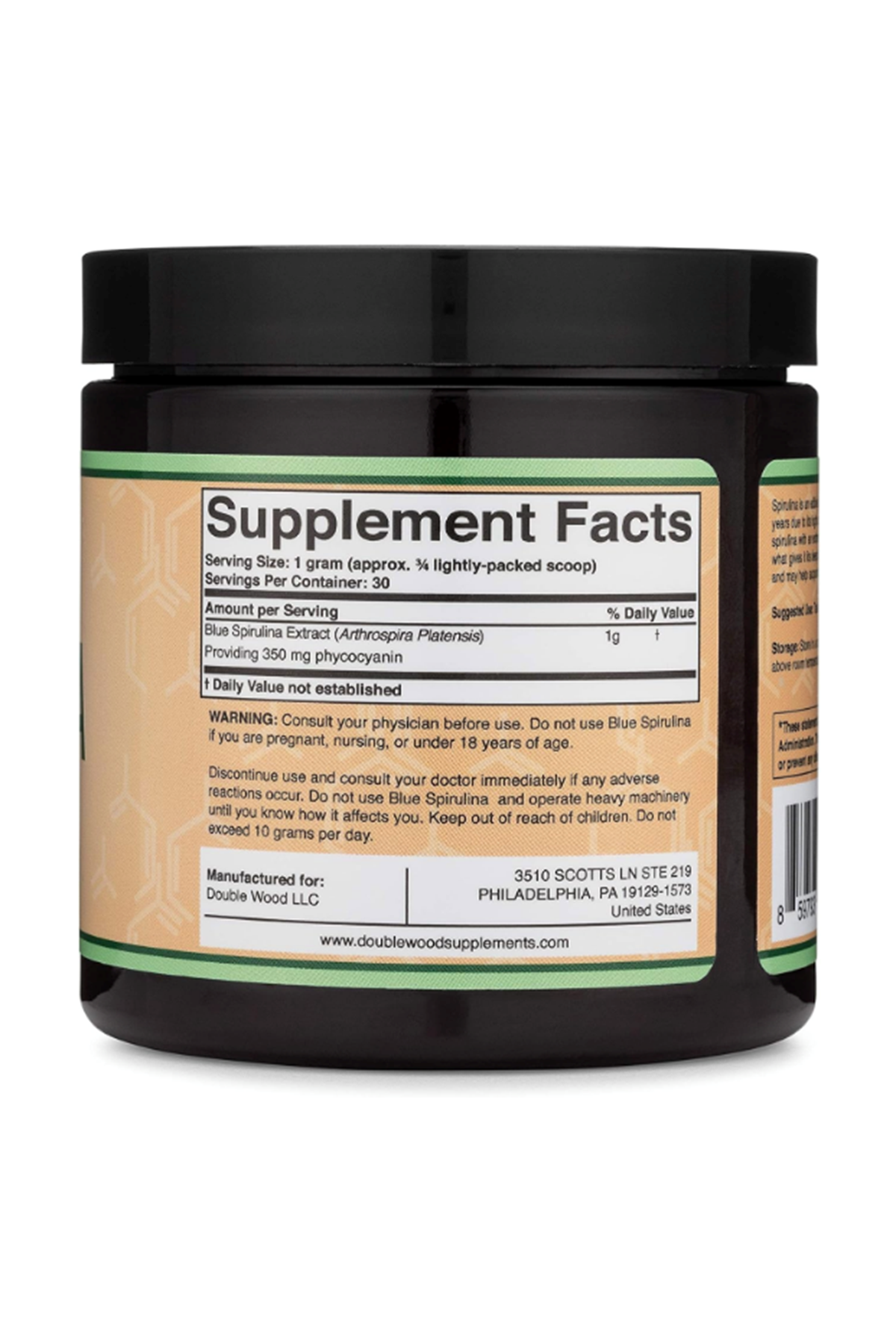 Double Wood Blue Spirulina 30gr.Özel Sporcu Gıdaların'dan!! 41.