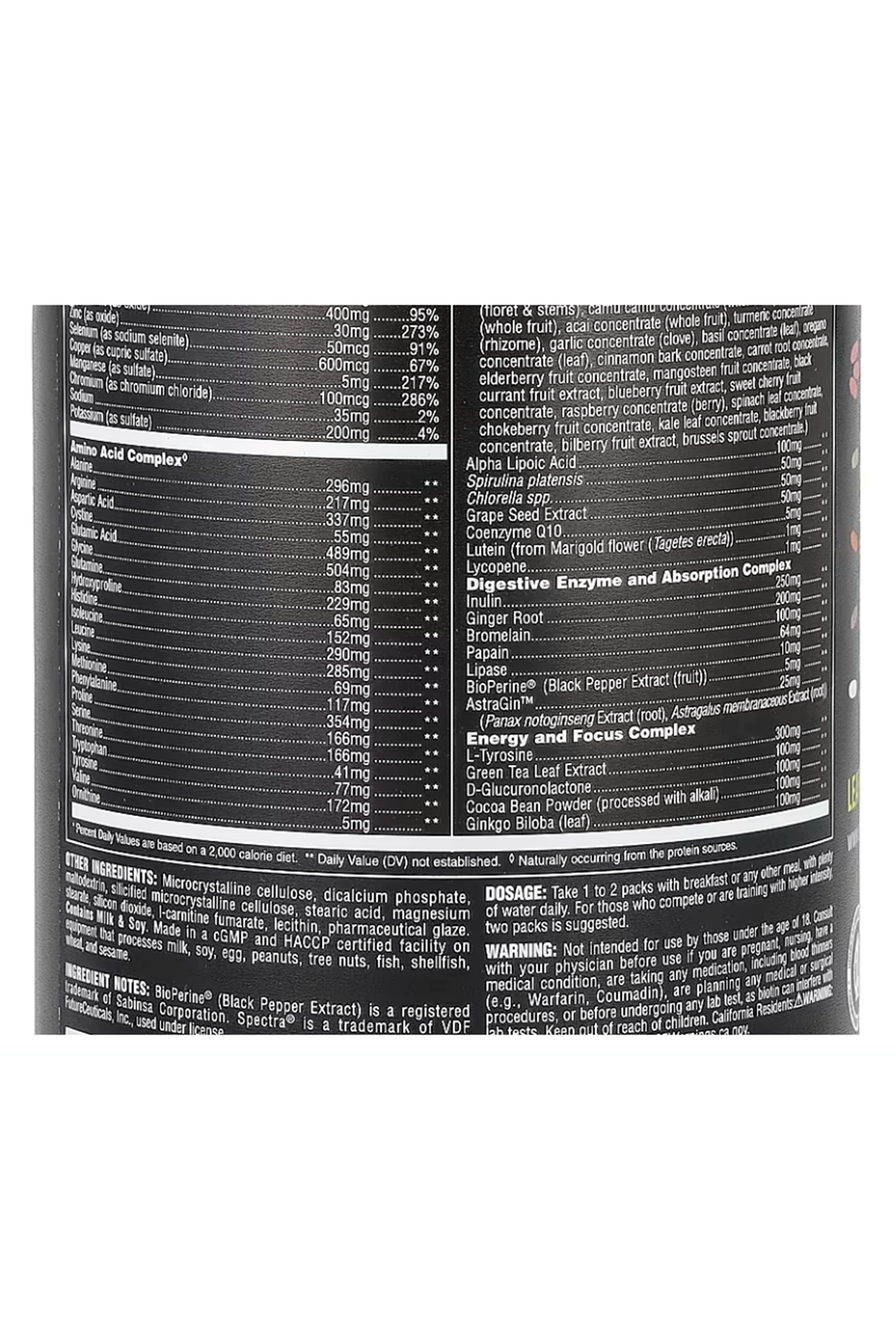 Animal Pak Ultimate Foundatıon, 44 Packs. Abd Version. Avrupa Değil. 70.