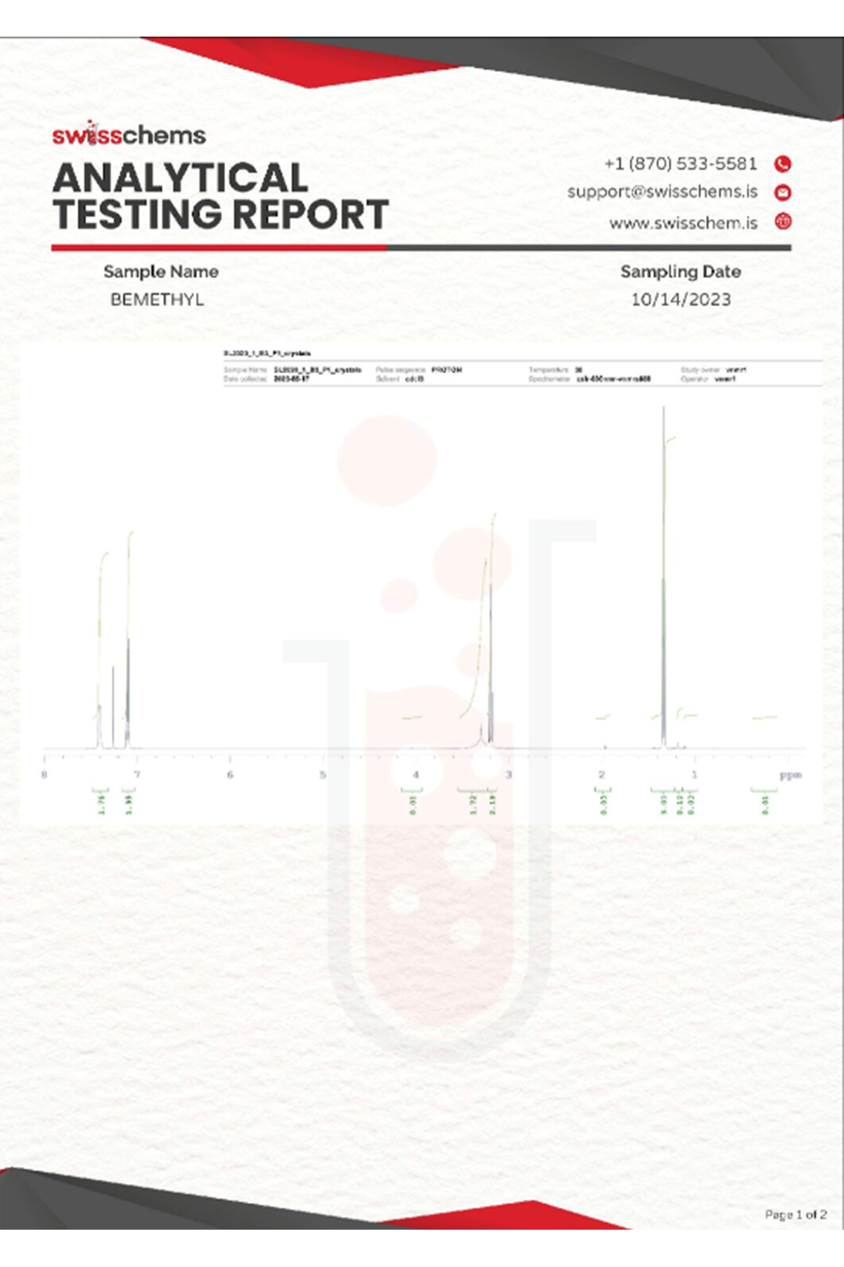 SwissChems BEMETHYL 100mg 60 Capsul.Orj Usa Firma Ürünü.87.