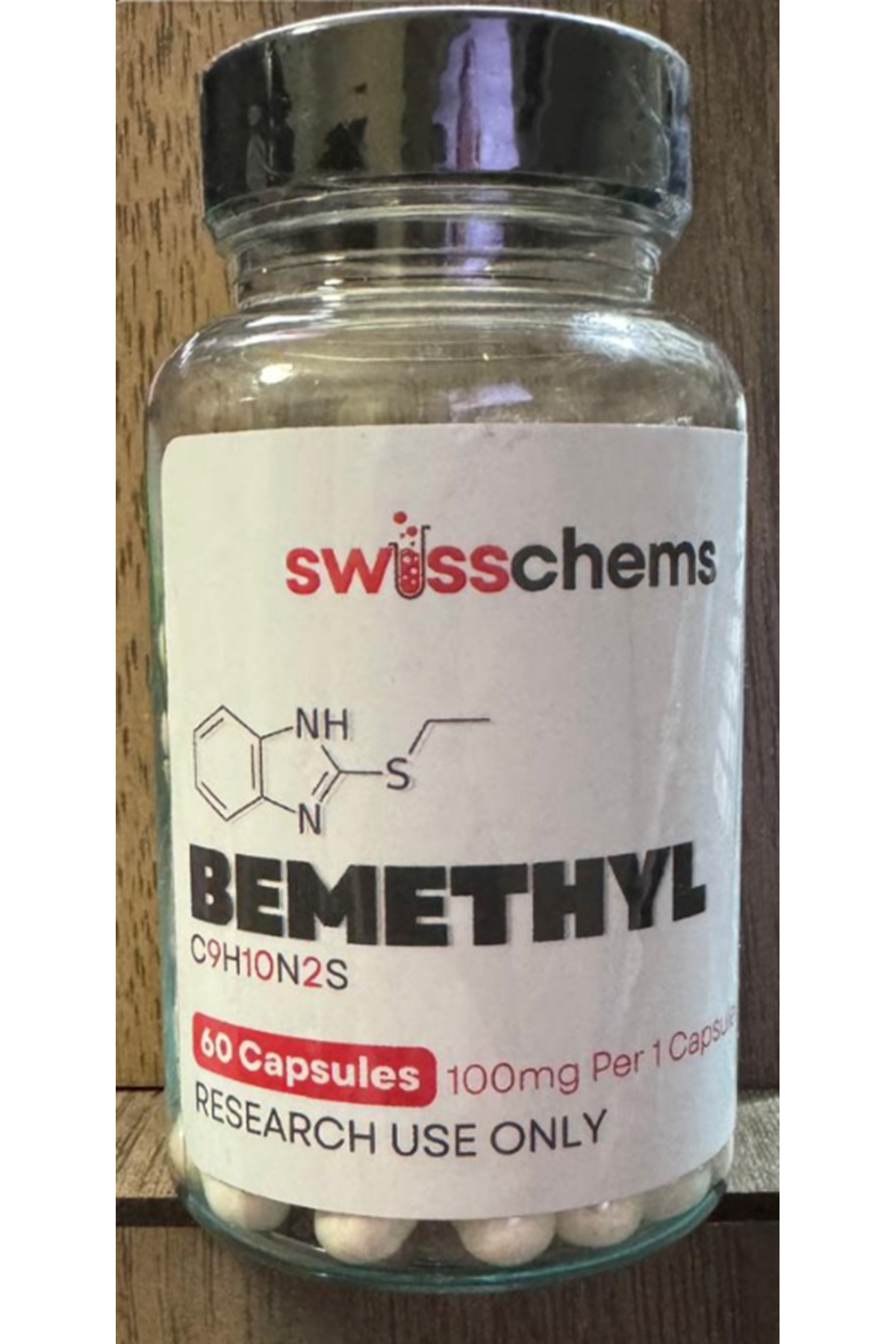 SwissChems BEMETHYL 100mg 60 Capsul.Orj Usa Firma Ürünü.87.