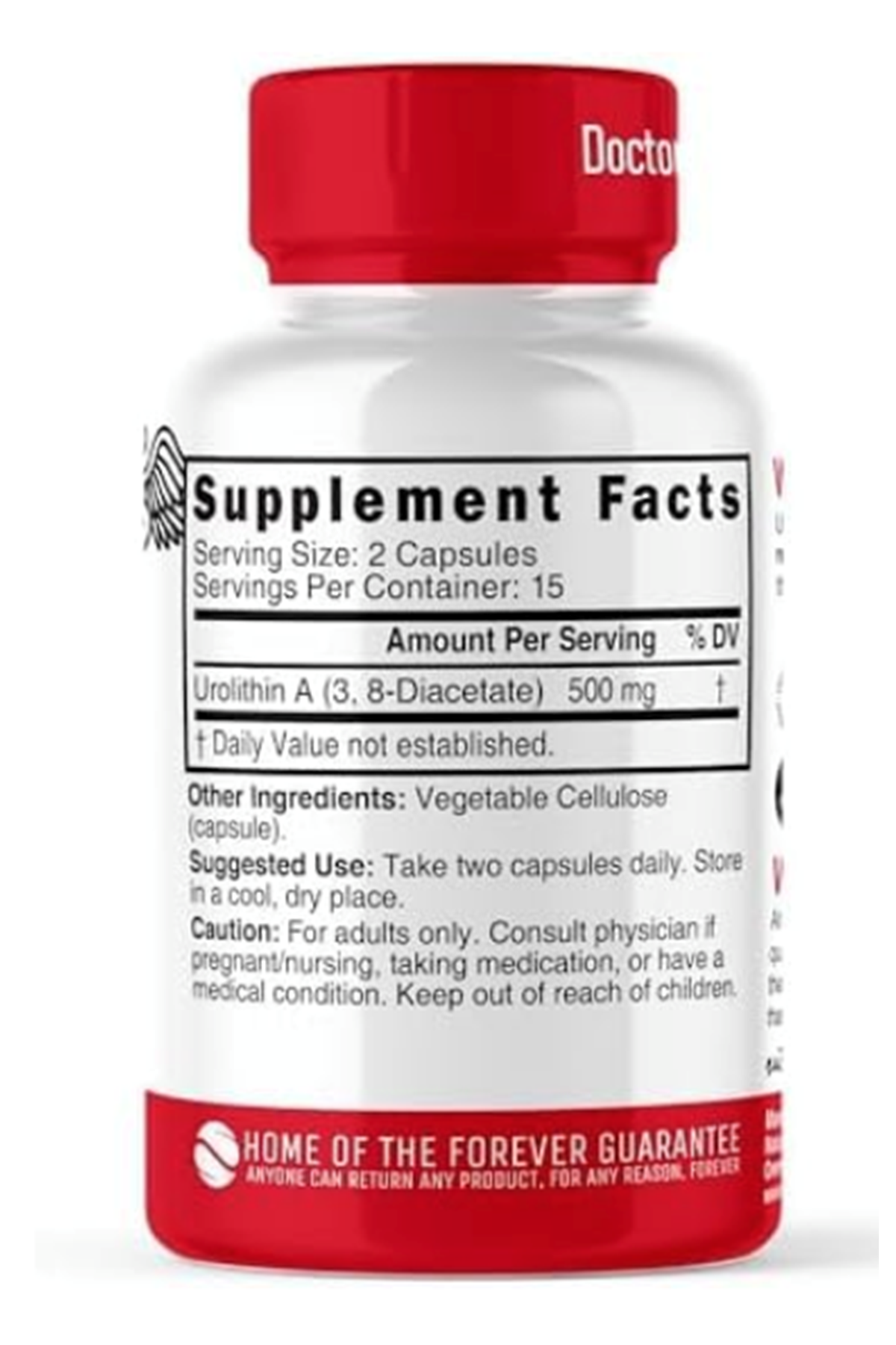 Nature's Fusions Nutri Urolithin A Diacetate 500mg 30 Veg Capsul.Usa Menşei.60.