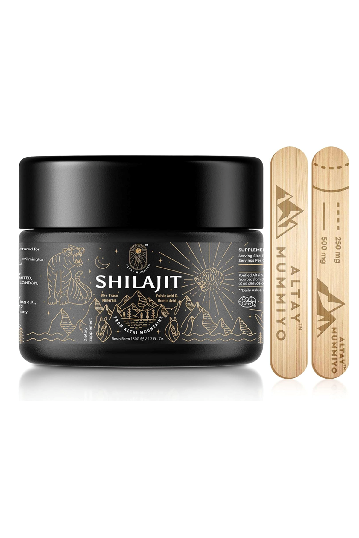 ALTAY MUMMIYO Shilajit Resin Fulvic Humic Acid 50gr 100 Servis.Abd Menşei.