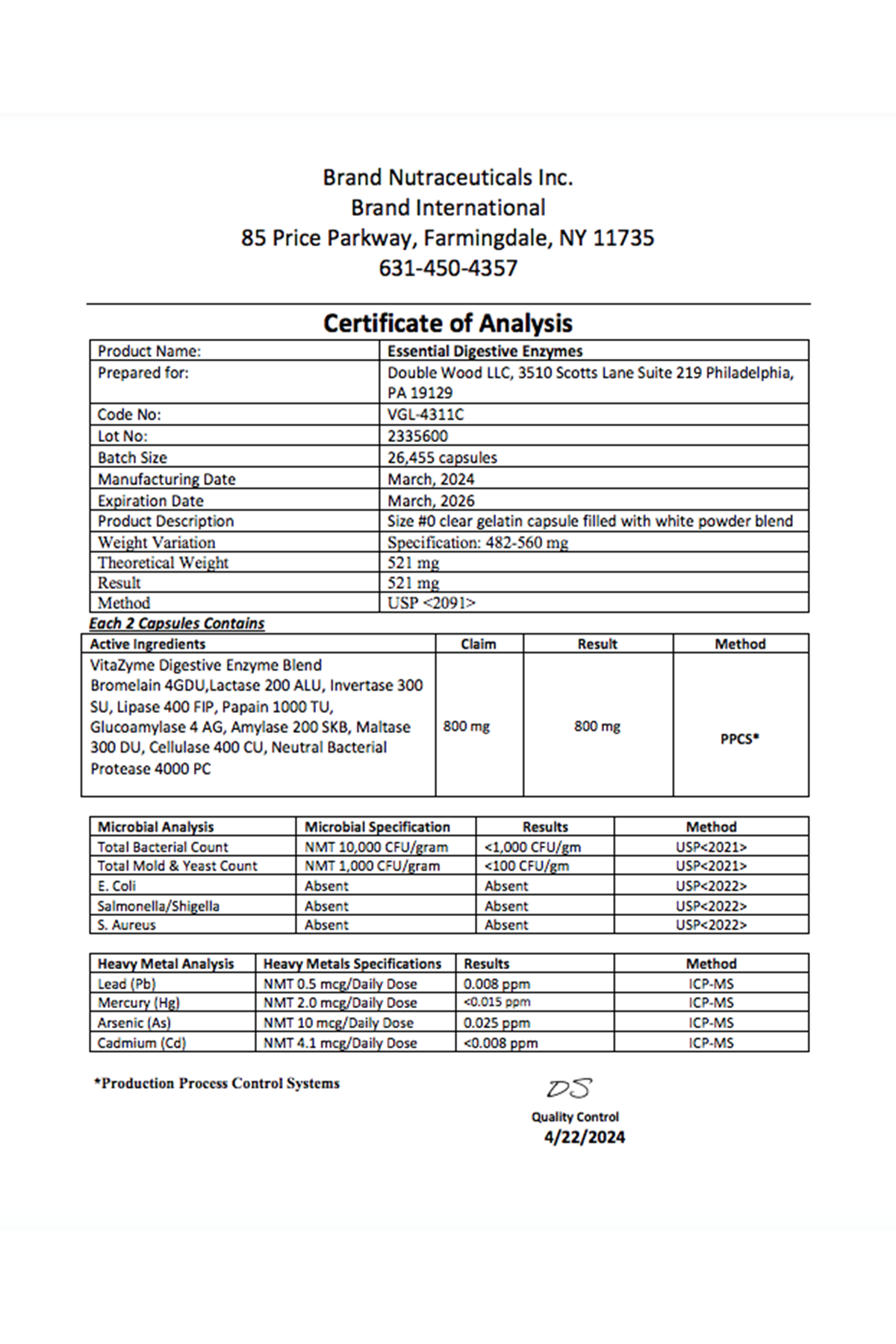 Double Wood Essential Digestive Enzymes (Özelsporcugıdaların'dan !!) 800mg 180 Capsul.39.