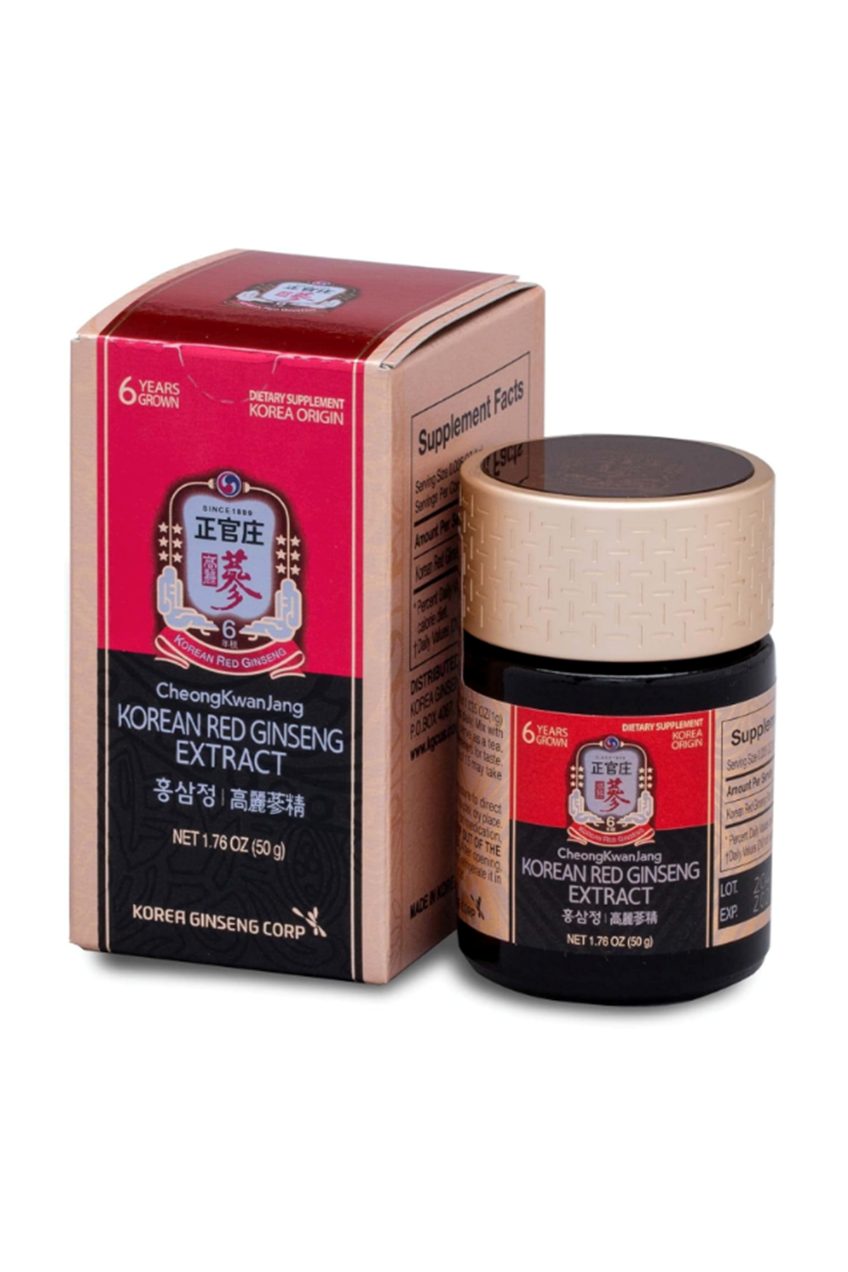 Cheong Kwan Jang, Korean Red Ginseng Extract, 1.76 Oz (50 Gr) .USA Amazon Best Seller.79.