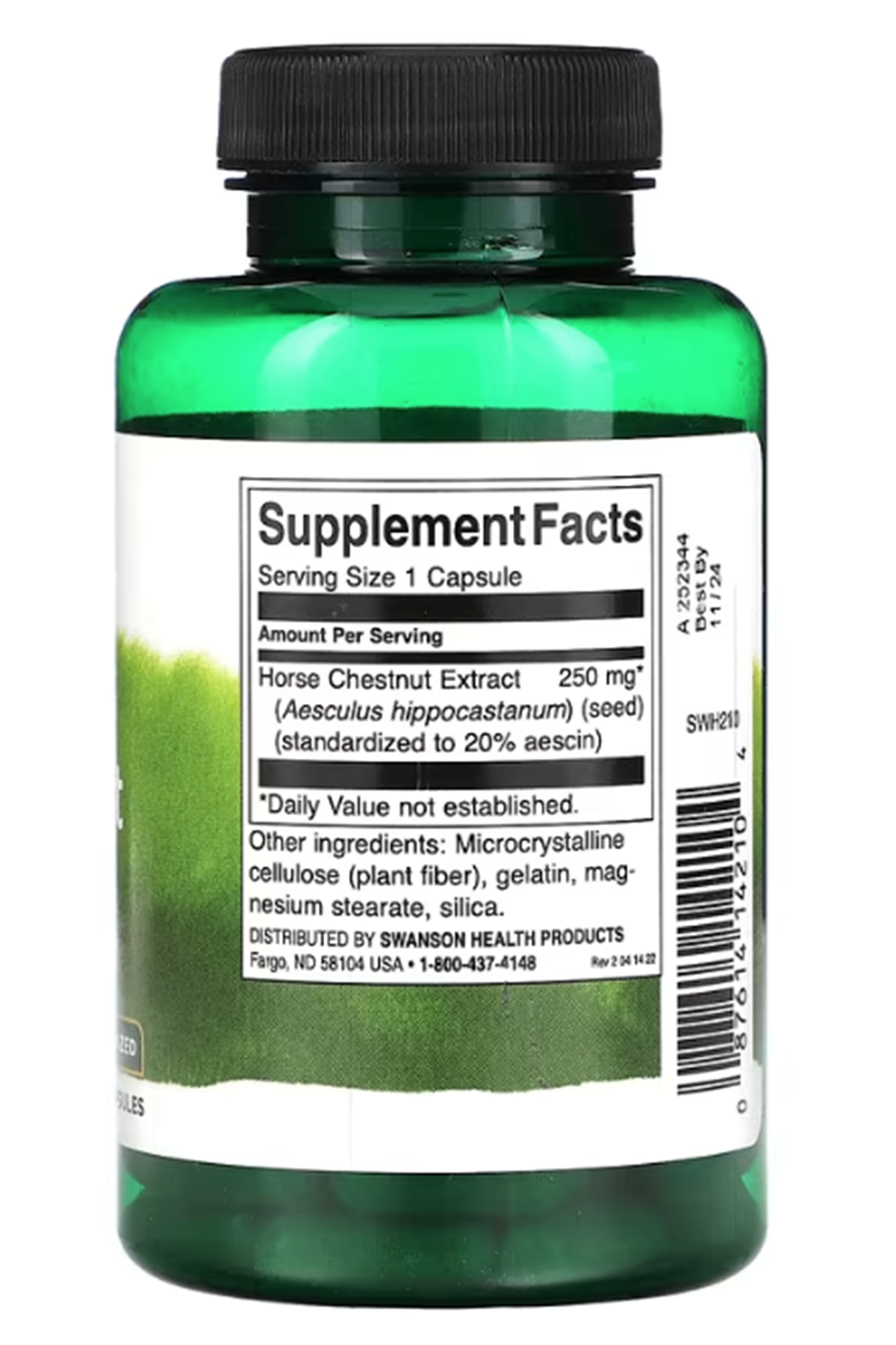 Swanson HorseChestnut (Özelsporcugıdaları) 250mg 120 Capsul.Made ın Usa.37.