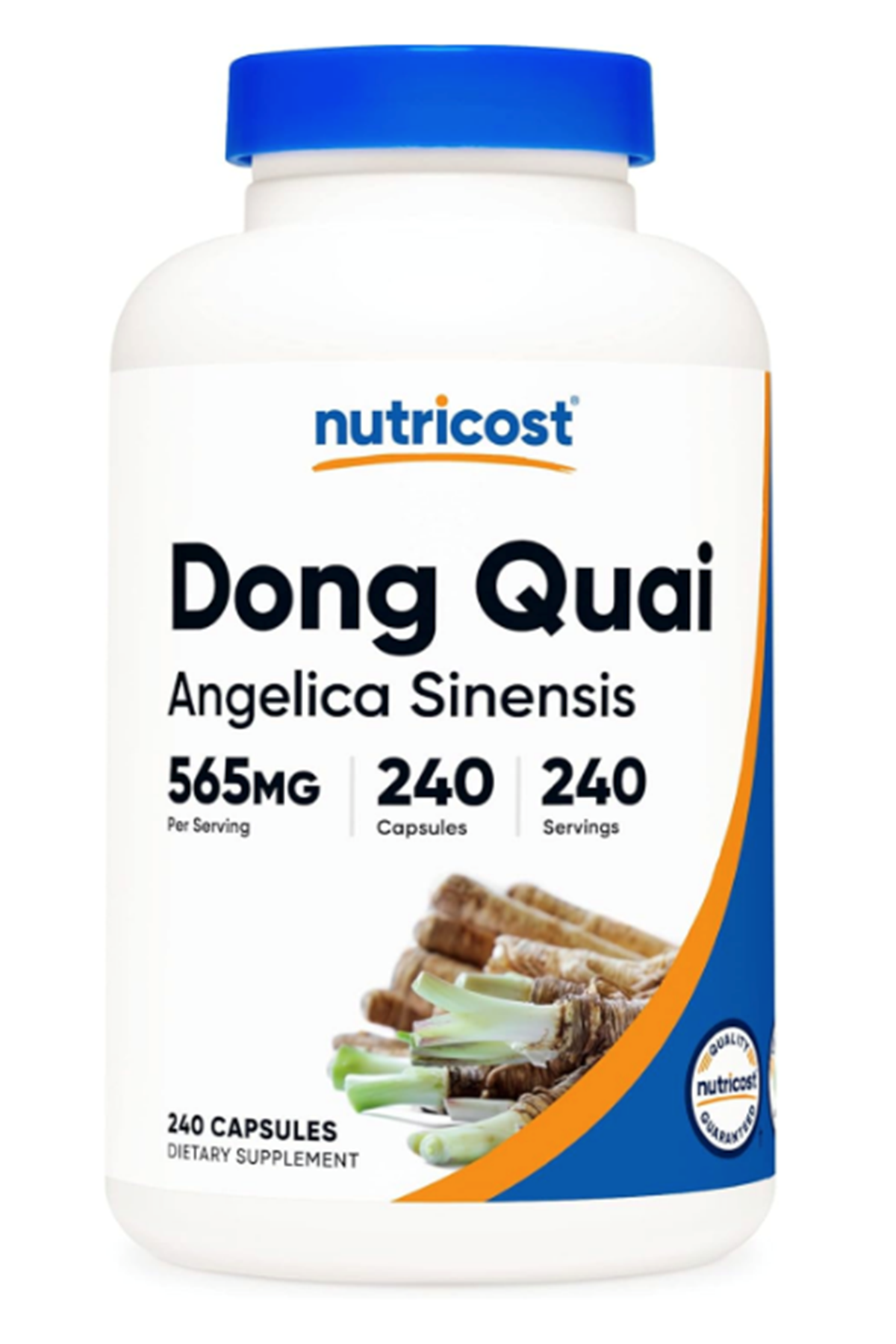 Nutricost, Dong Quai, 565 mg, 240 Capsul.Abd Menşei. HGED34.