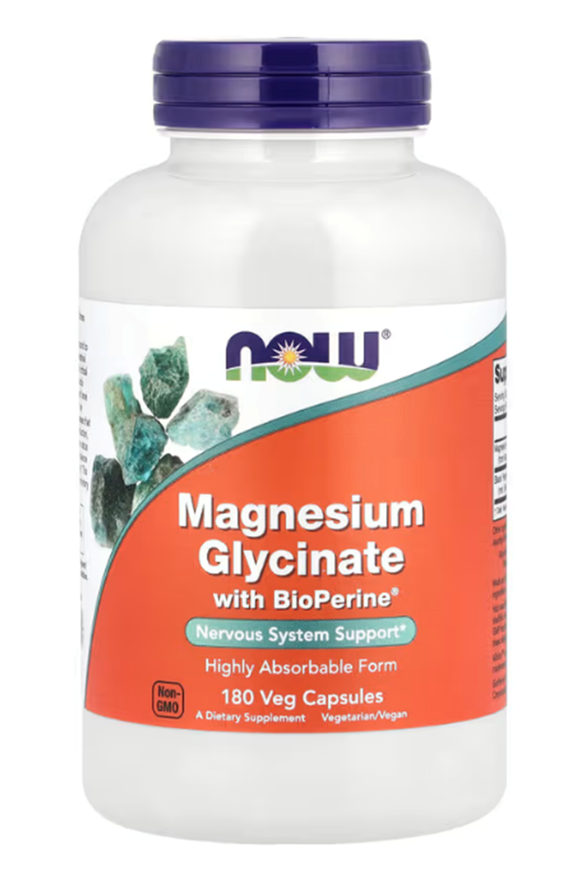 NOW  Magnesium Glycinate With BioPerine® 180 VegCapsul.Özel Sporcu Gıdaların'dan!!.47.