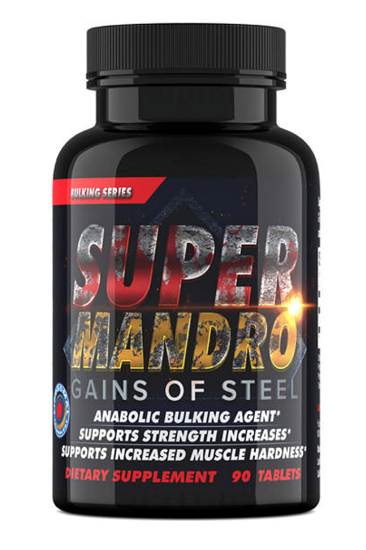 Hard Rock Supplements SUPER MANDRO 90 KAPSÜL GAINS OF STEEL .Made ın Usa.113.