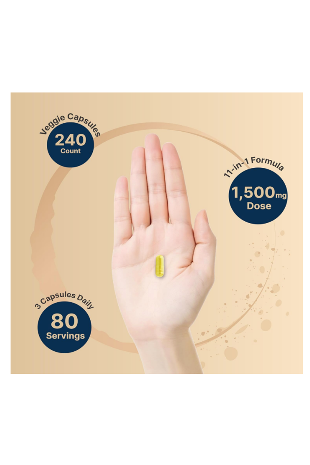 NatureBell NAD+ 1,500mg  240 Veggie Capsul Complex Resveratrol Hyaluronic Acid, Quercetin, Fisetin, Collagen, More – Nicotinamide.56.