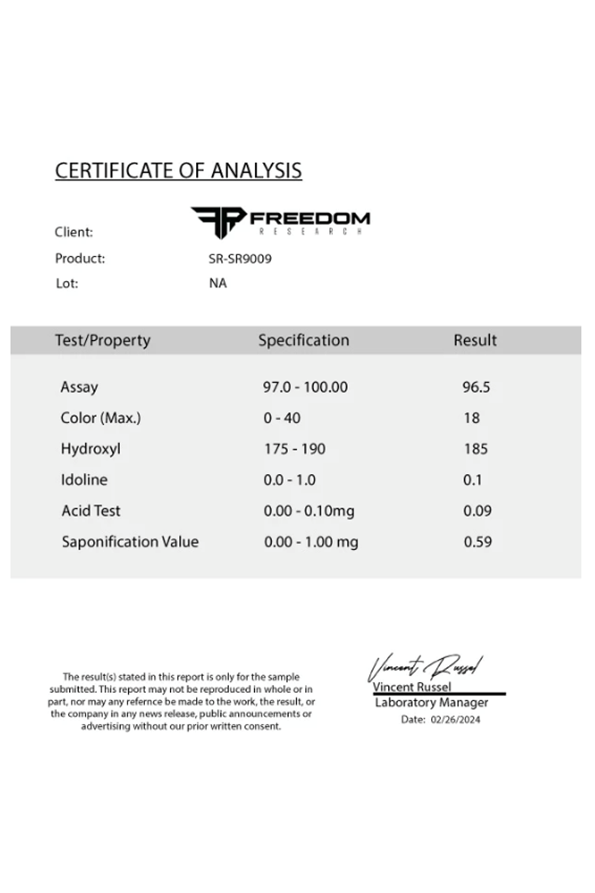 Fredoom SR 9009 Stenabolic 10mg. 90 Capsul .Made ın Usa.40.