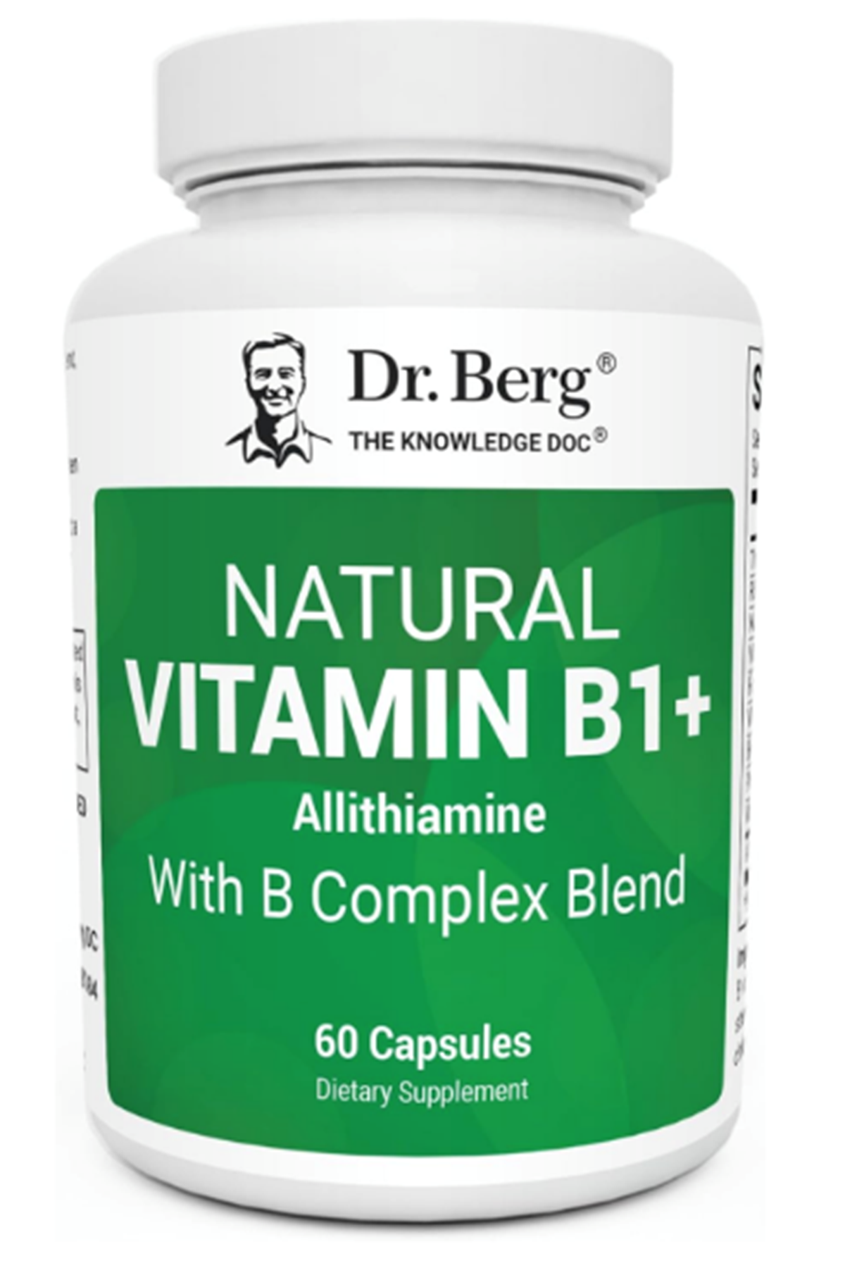 Dr. Berg   Natural Vitamin B1+ Allithiamine B Complex 60 Capsul.51.