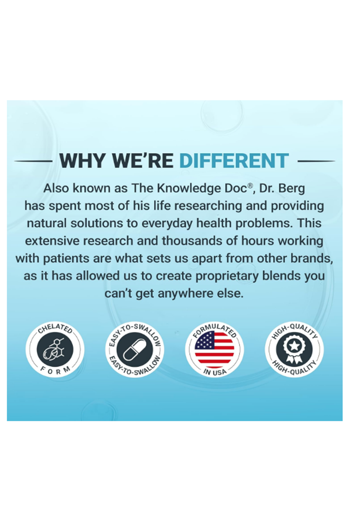 Dr. Berg  Trace Minerals Enhanced Complete with 70+ Minerals - 60 Capsul.64.