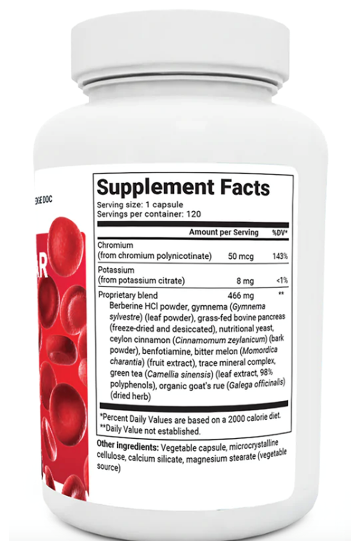 Dr. Berg  Blood Sugar Support Advanced Formula Chromium  Potassium 120- Vegetable Capsul.Abd Menşei.64.