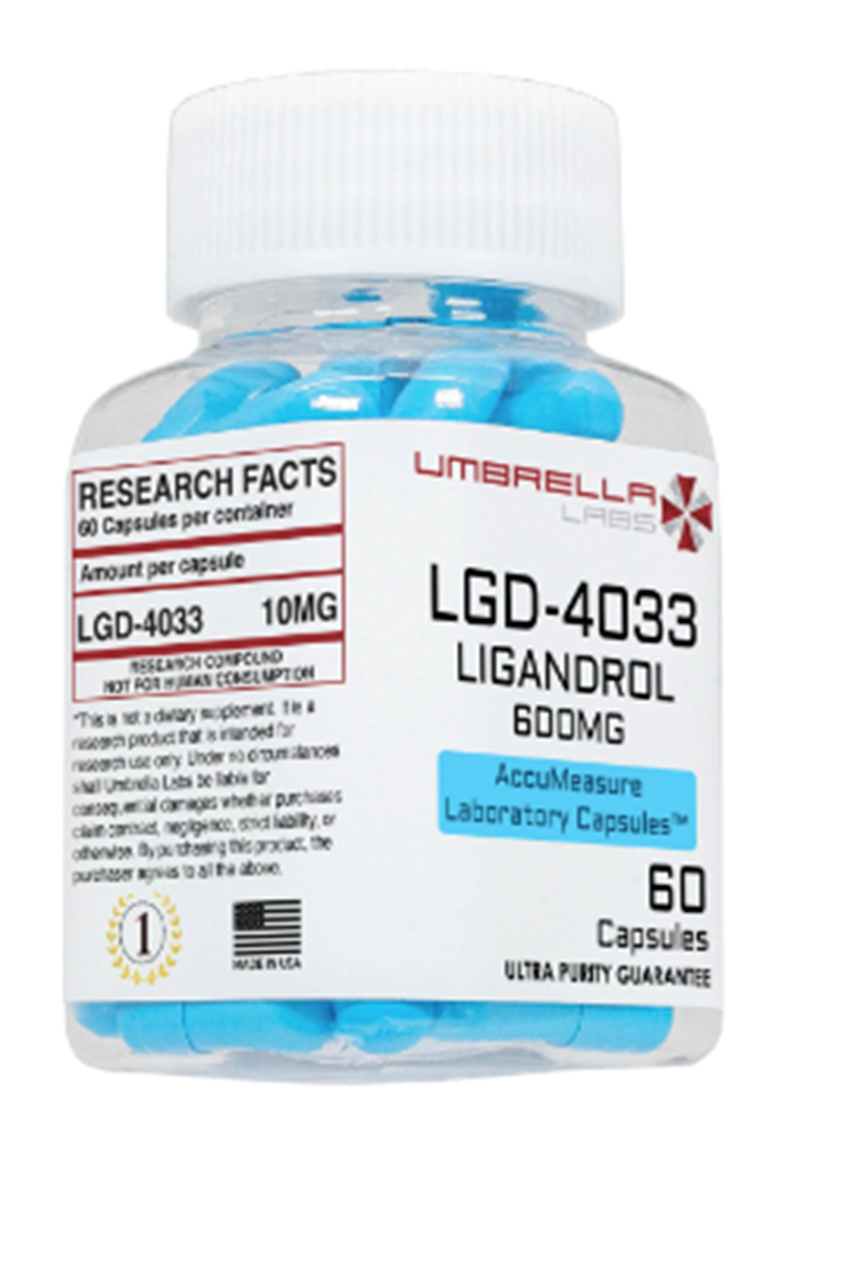 UMBRELLA LABS LIGANDROL 60 Capsul (SKT: 01.10.2026) (Ösg Özel Sporcu Gıdaları)