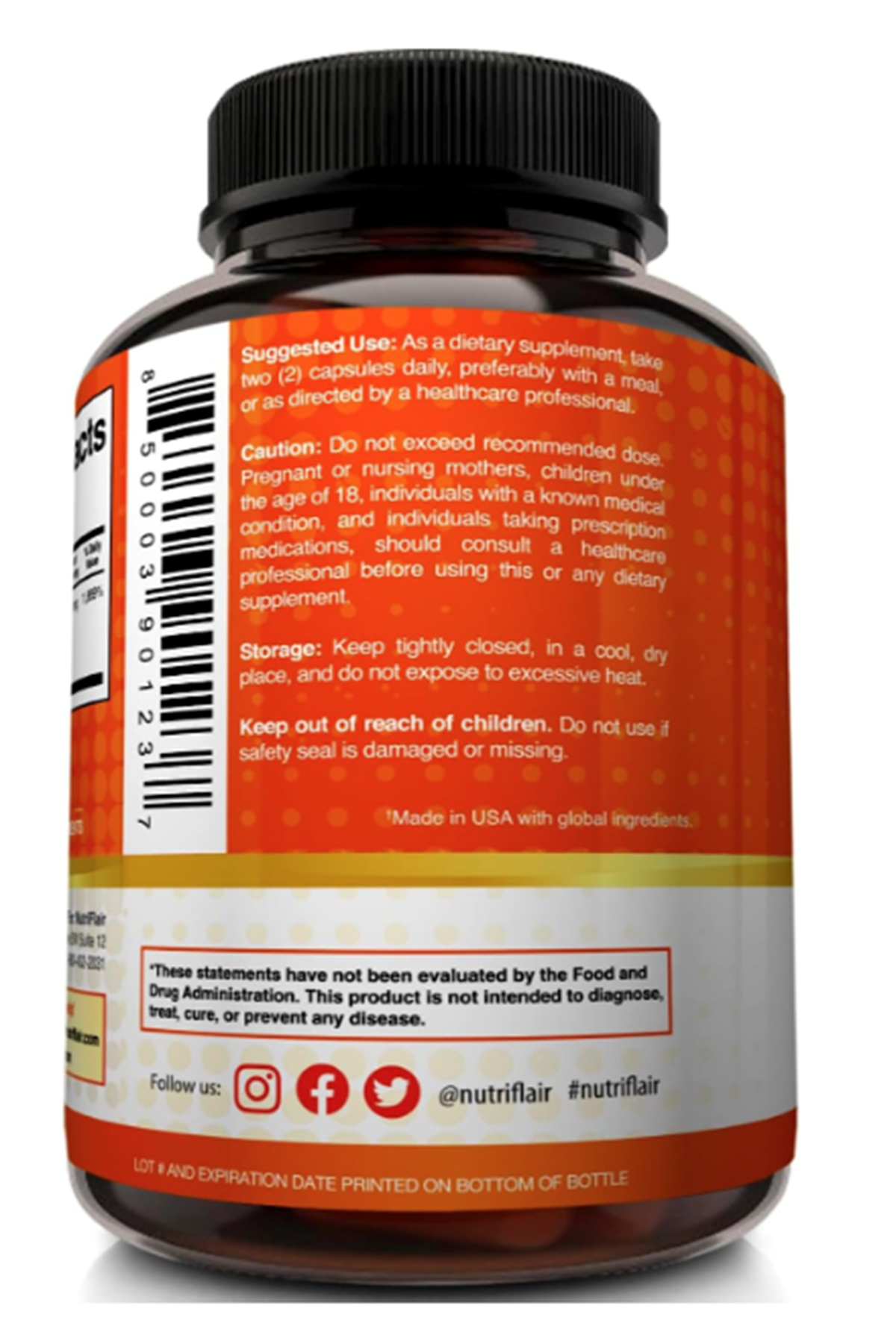NutriFlair Liposomal Vitamin C (ÖSG ÖZEL SPORCU GIDALARI) 1700mg, 180 Capsul - High Absorption, Fat Soluble VIT C, Antioxidant, Higher Bioavailability Immune System Support & Collagen Booster.