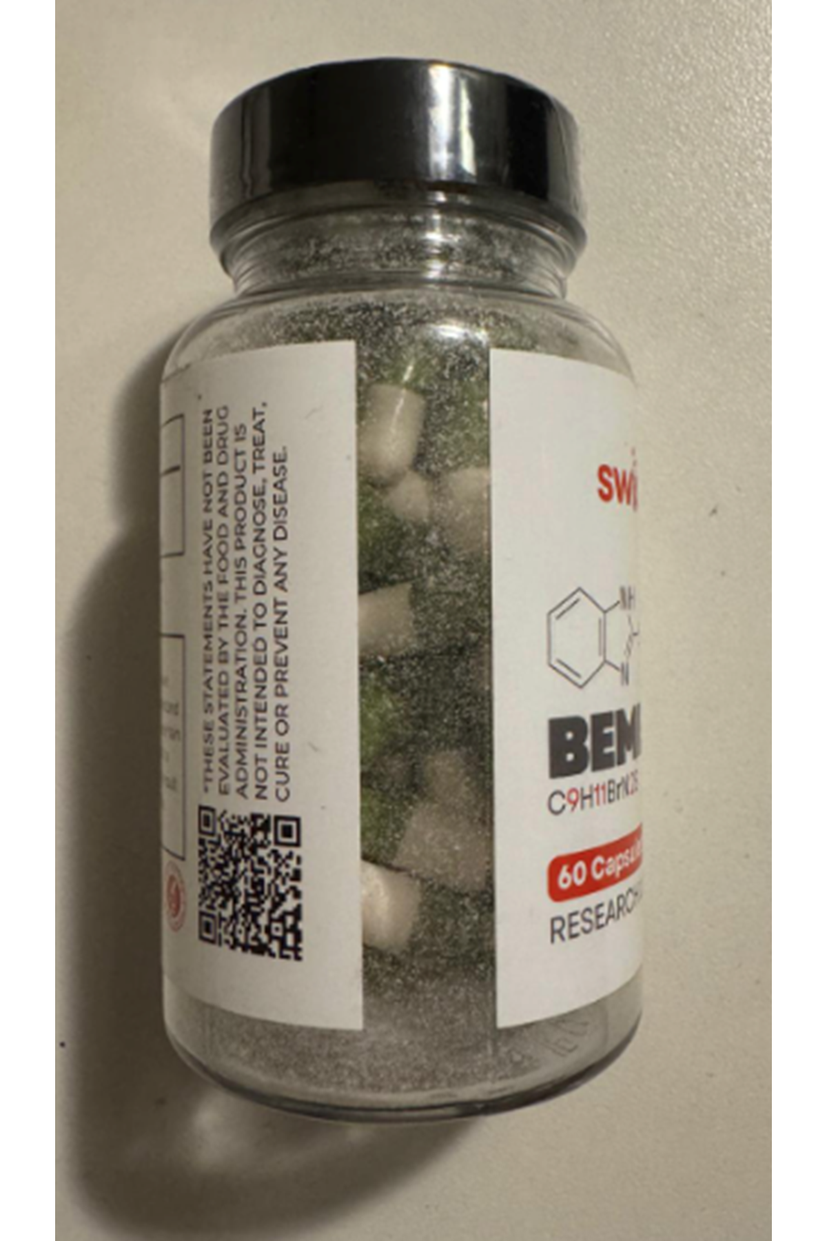 SwissChems BEMETHYL 100mg 60 Capsul.Orj Usa Firma Ürünü..GÖRSELLERE BAKINIZ..86.