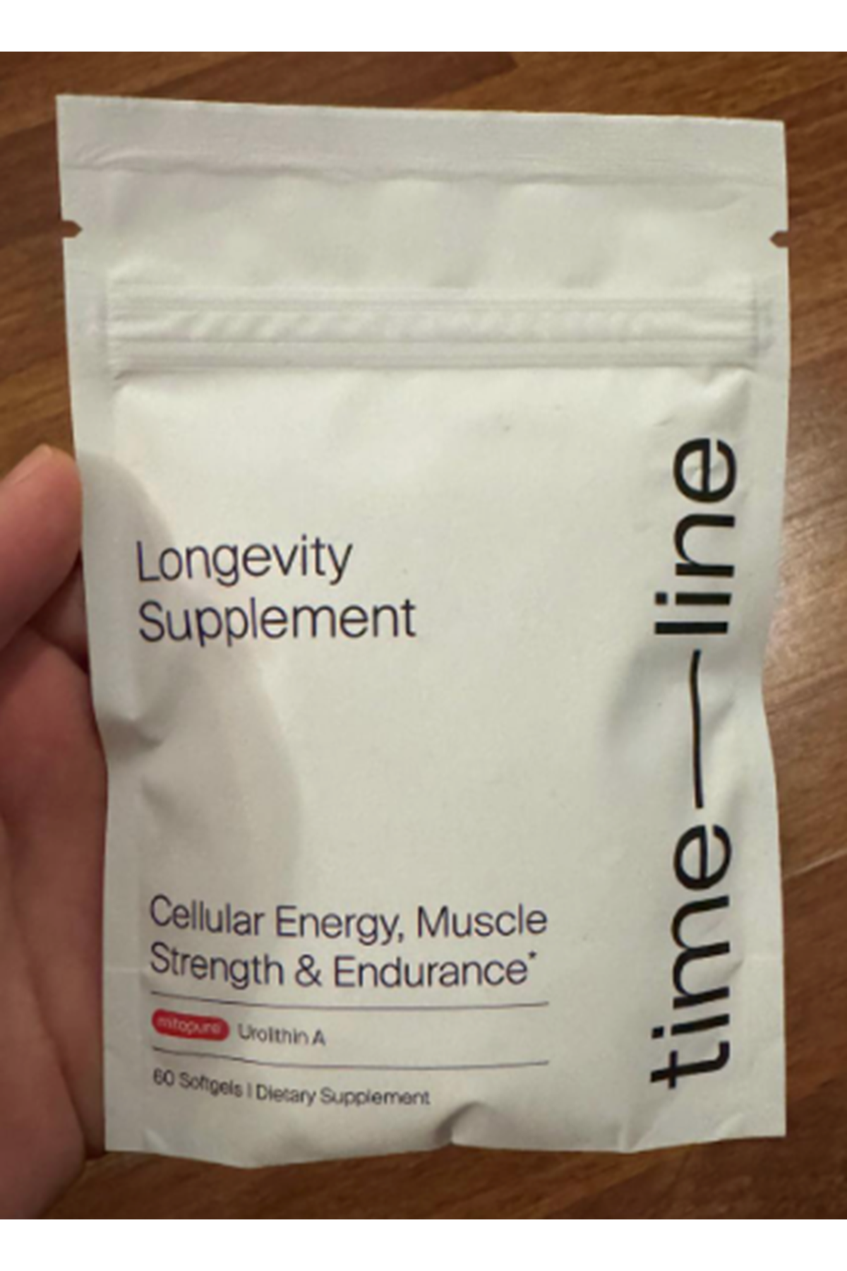 Time-Line Mitopure Urolithin A  500mg  60 softgels.Usa Menşei..97.