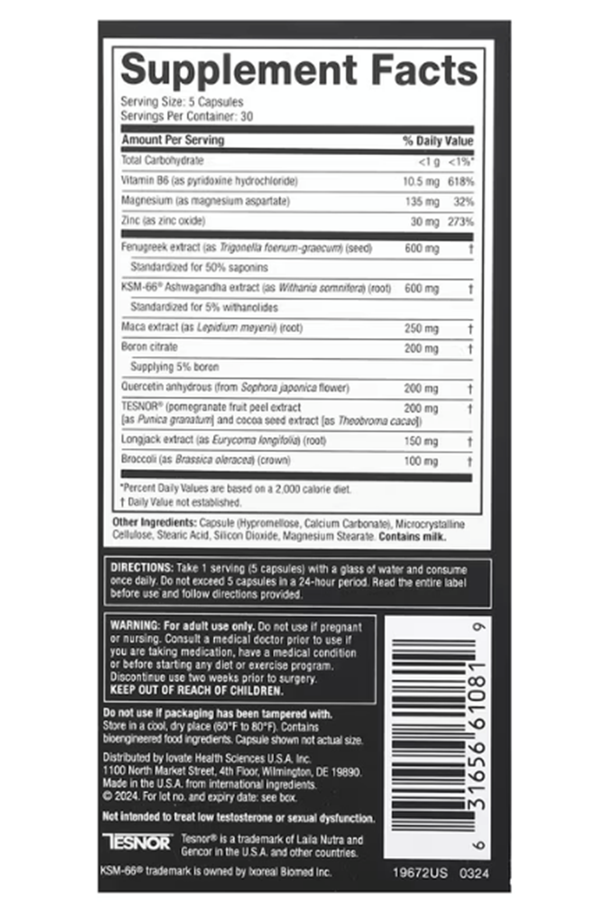 MuscleTech, AlphaTes  Extreme, 150 Capsules.Abd Menşei.Avrupa Değildir.69.