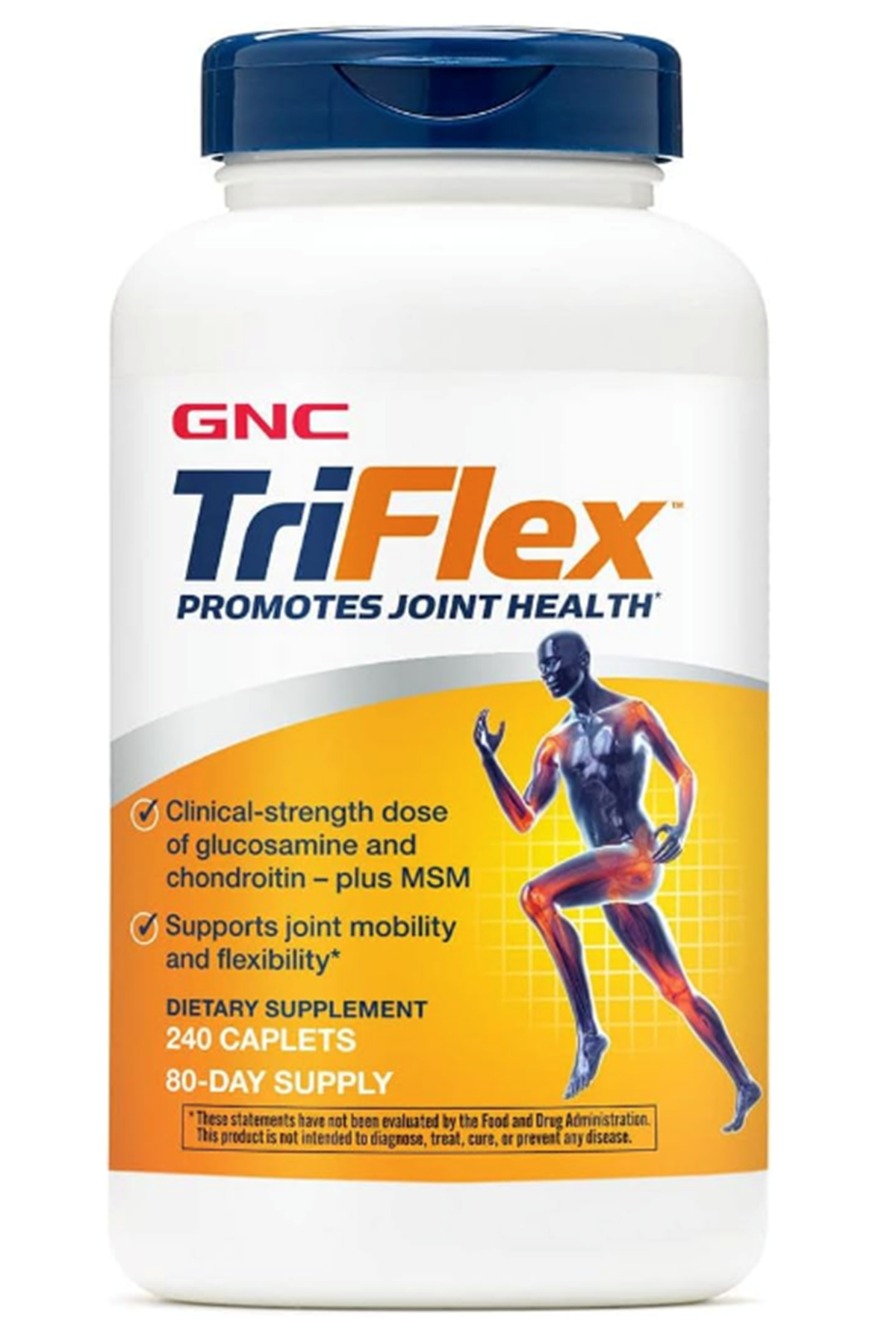 GNC TriFlex Targeted Joint, Bone  Cartilage Health  Glucosamine Chondroitin  MSM Support Mobility  Flexibility  240 Caplets.Abd Menşei.