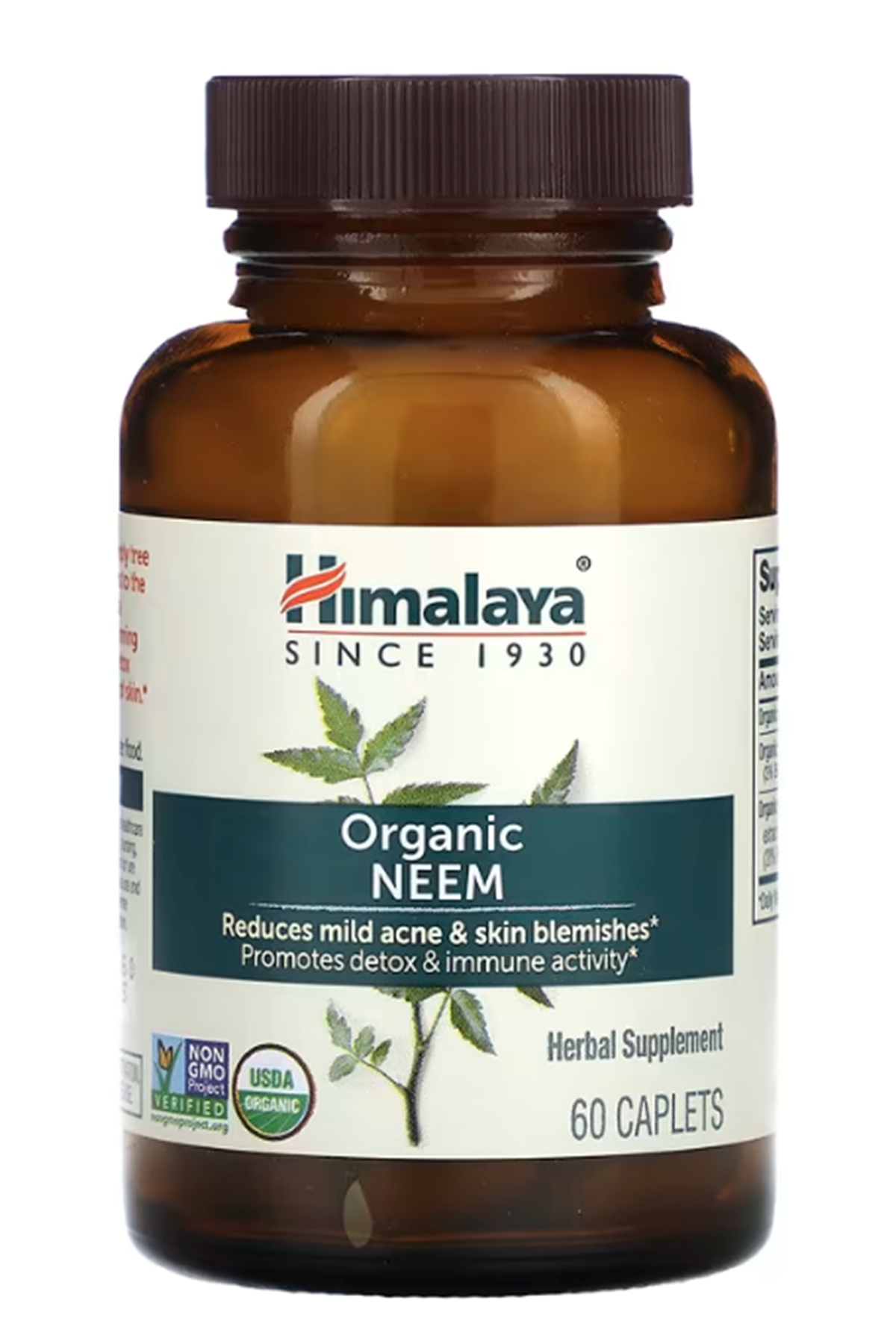 Himalaya Organic NEEM 60 Taplets.Abd Menşei.48.