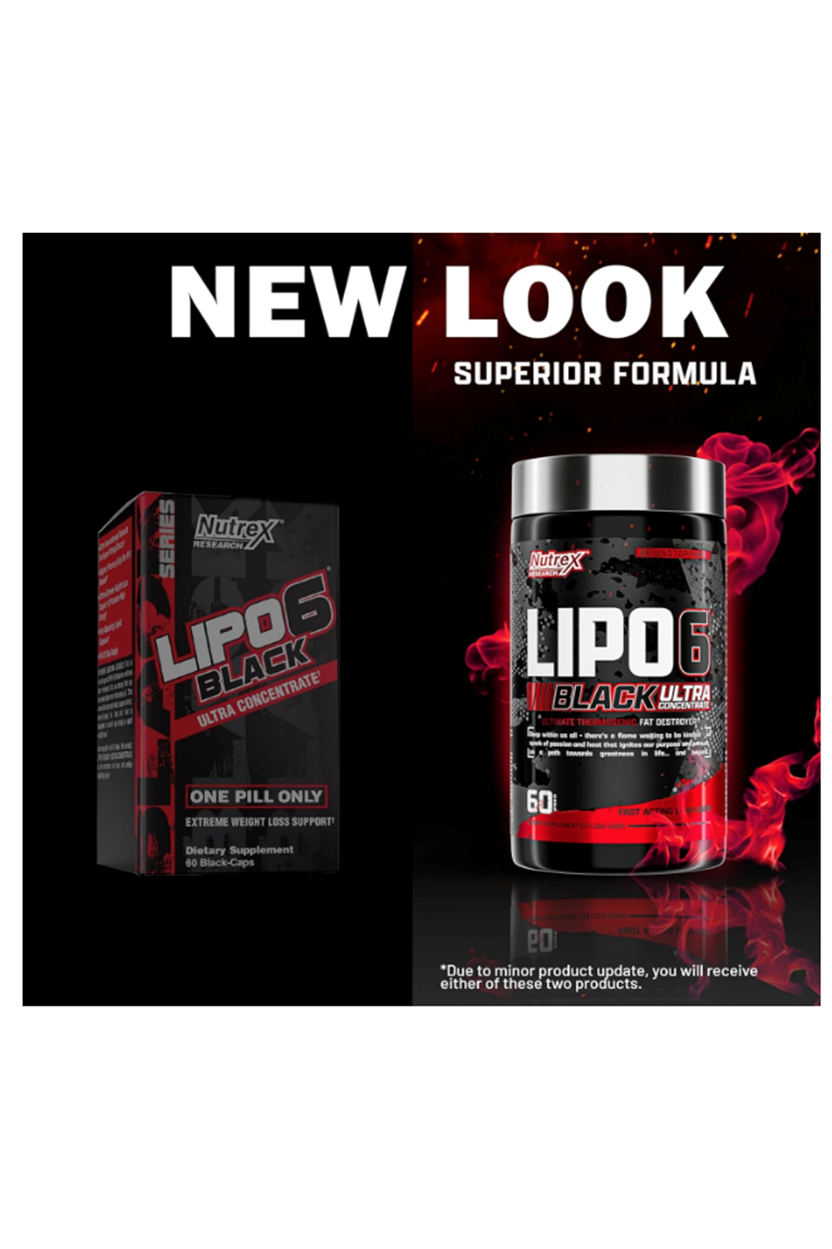 Nutrex Research Lipo-6 Black Ultra Concentrate Thermogenic Energizing Fat Burner & Intense Focus  60 Capsul.ORJ USA..AVRUPA DEĞİL!!.