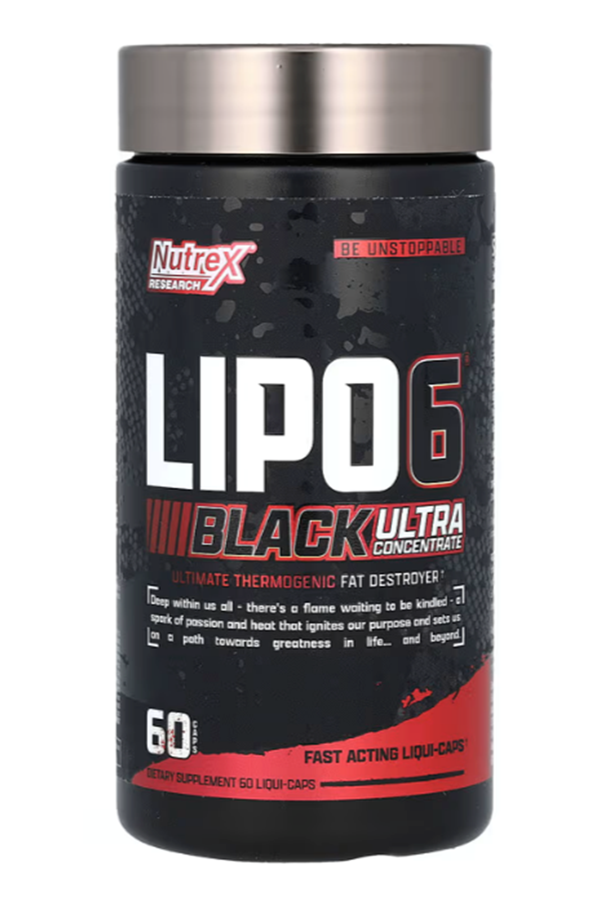 Nutrex Research Lipo-6 Black Ultra Concentrate Thermogenic Energizing Fat Burner & Intense Focus  60 Capsul.ORJ USA..AVRUPA DEĞİL!!.