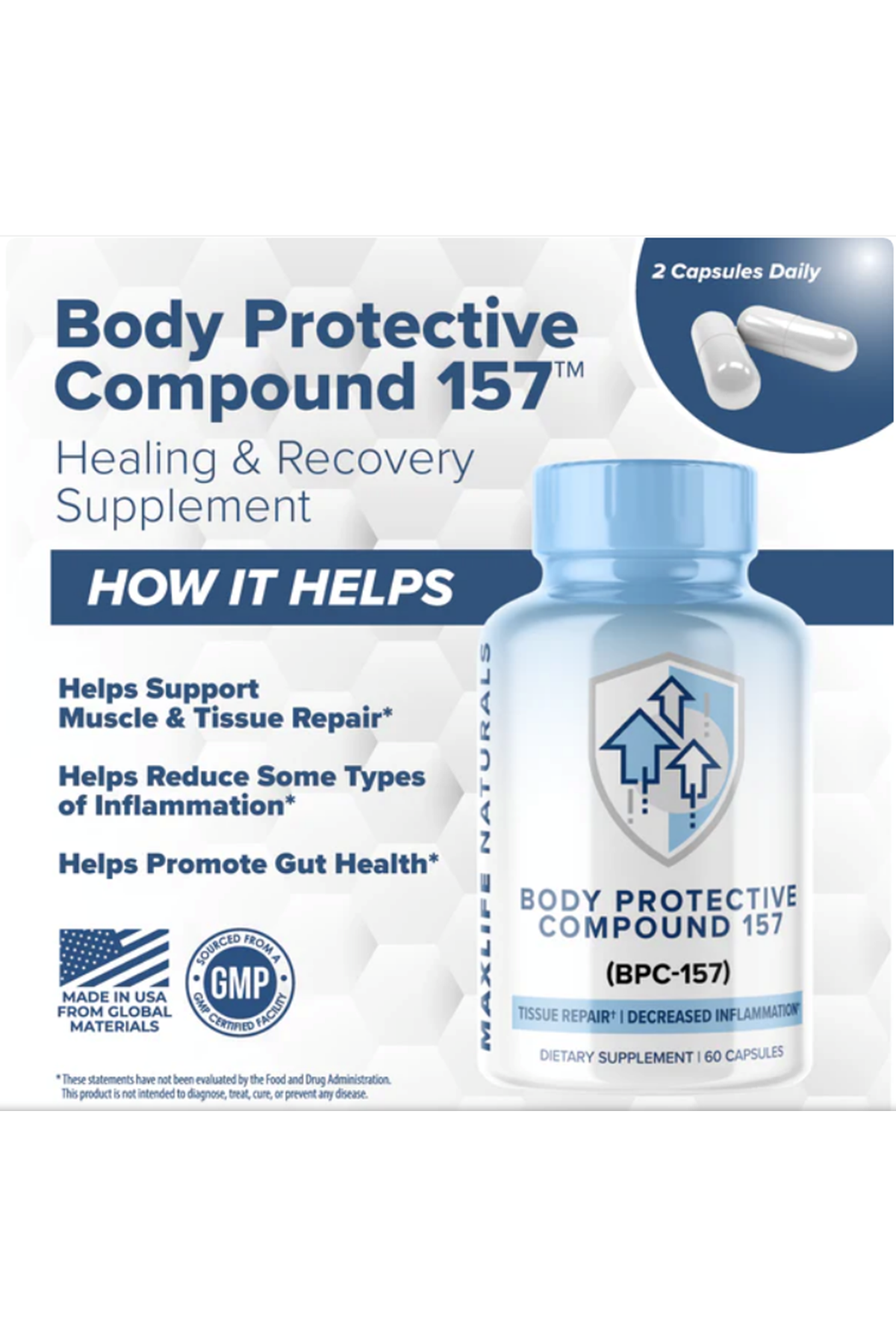 MaxLife Naturals Body Protective Compound  60 Capsul.Abd Menşei.