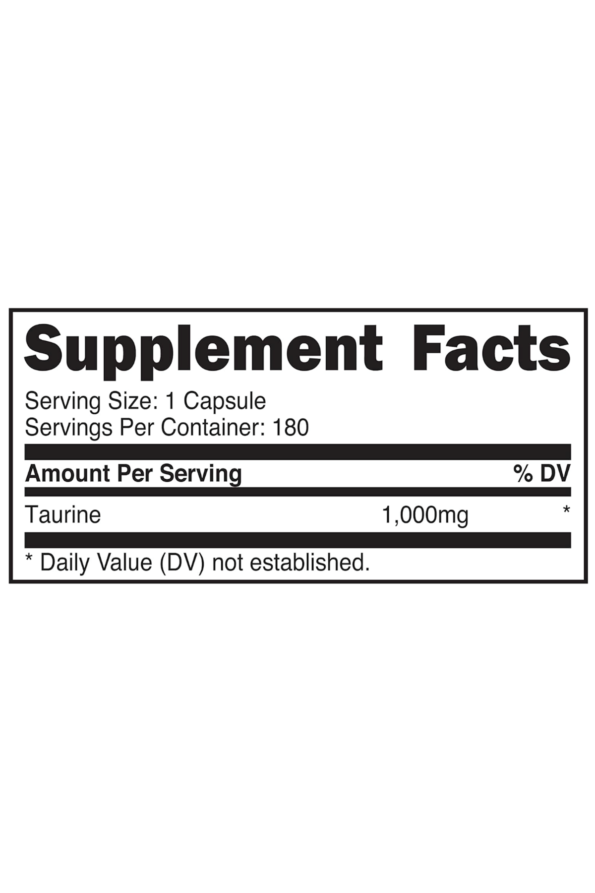 PrimaForce Taurine 1000mg  180 Capsul, Non-GMO & Gluten Free..Abd Menşei.36.
