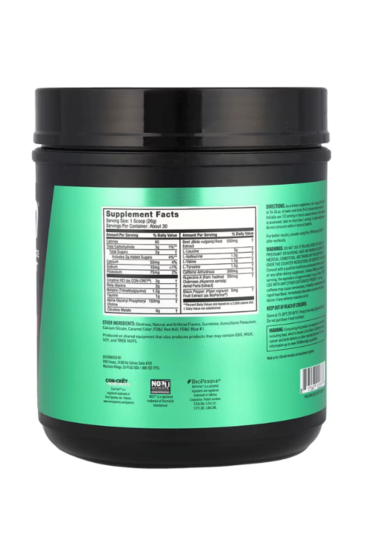 JYM Supplement Science, Pre JYM®, High-Performance Pre-Workout, 30 Servis Abd Menşei.73.