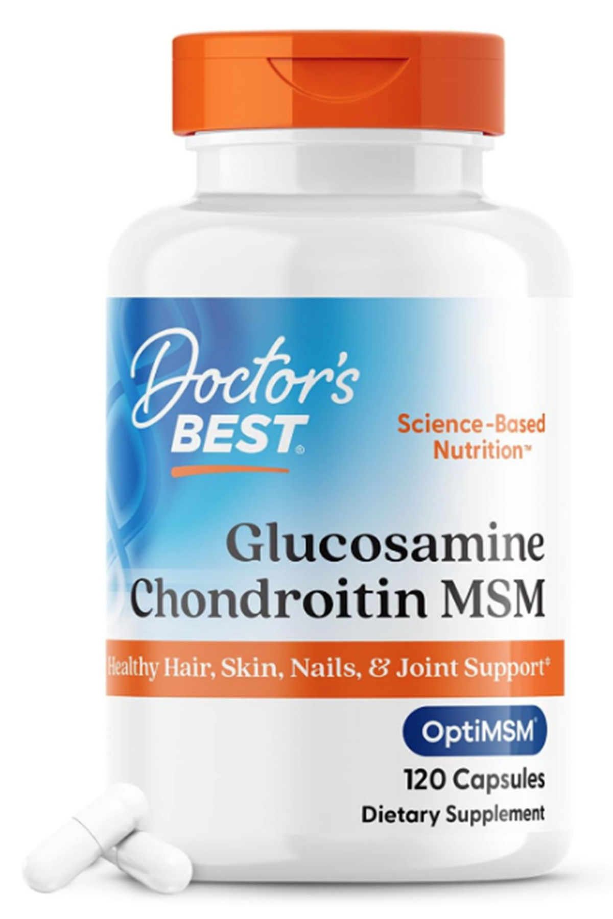 Doctor's Best Glucosamine Chondroitin Msm with OptiMSM 120 Veg Capsul..44.