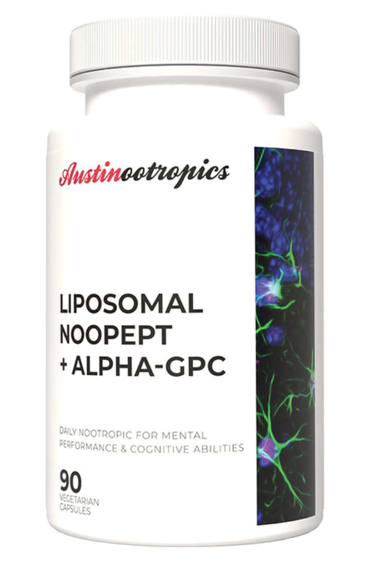 Austinootropics  Liposomal Noopept + ALPHA-GPC  90 Veg Capsul.Abd Menşei.68.