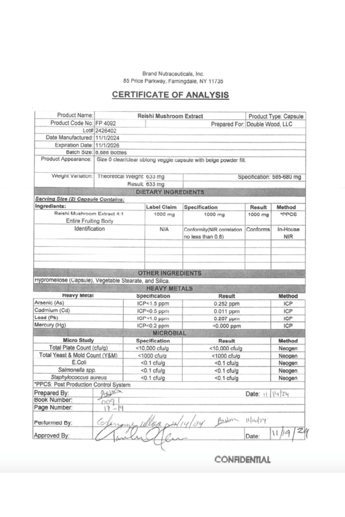 Double Wood Reishi Mushroom (Özelsporcugıdaların'dan !!) (Red Reishi) 300 Capsul.41.