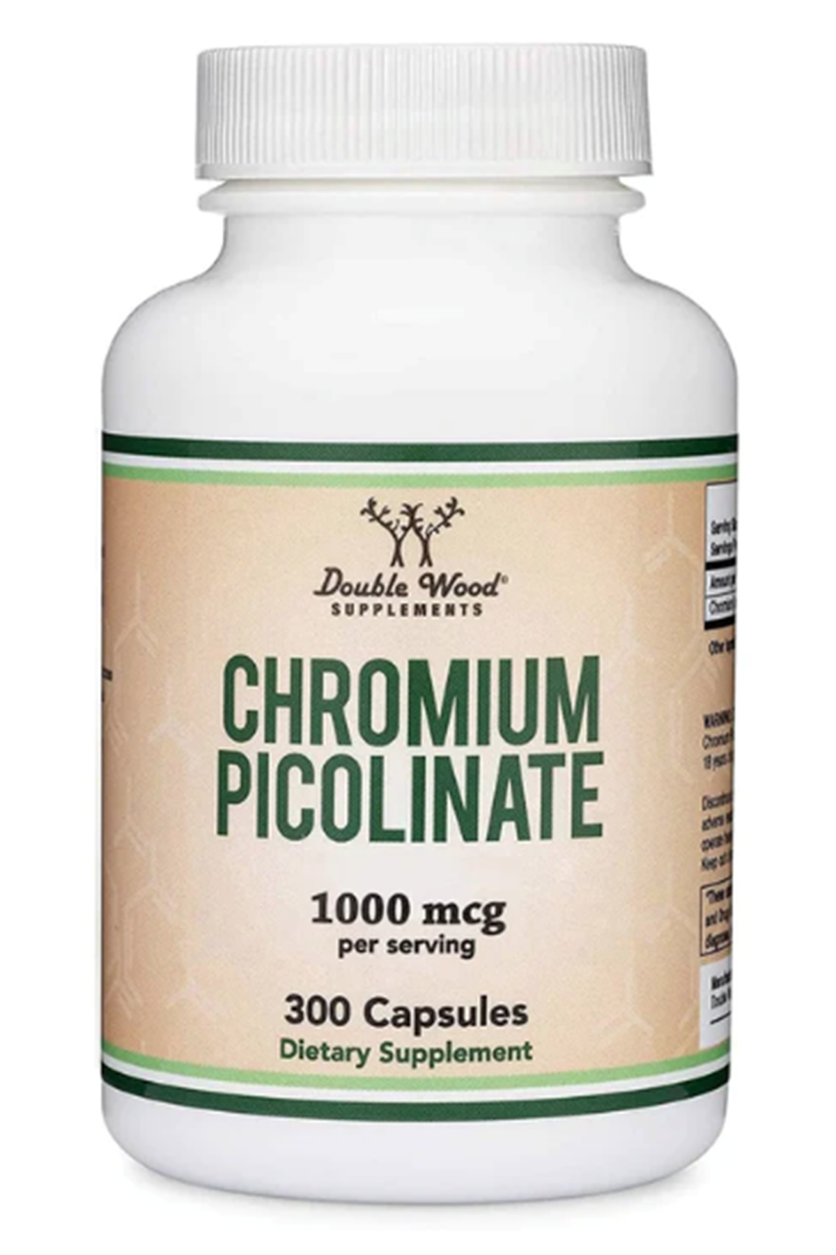 Double Wood Chromium Picolinate (Özelsporcugıdaların'dan !!) 1000mcg 300 Capsul.Abd Menşei.