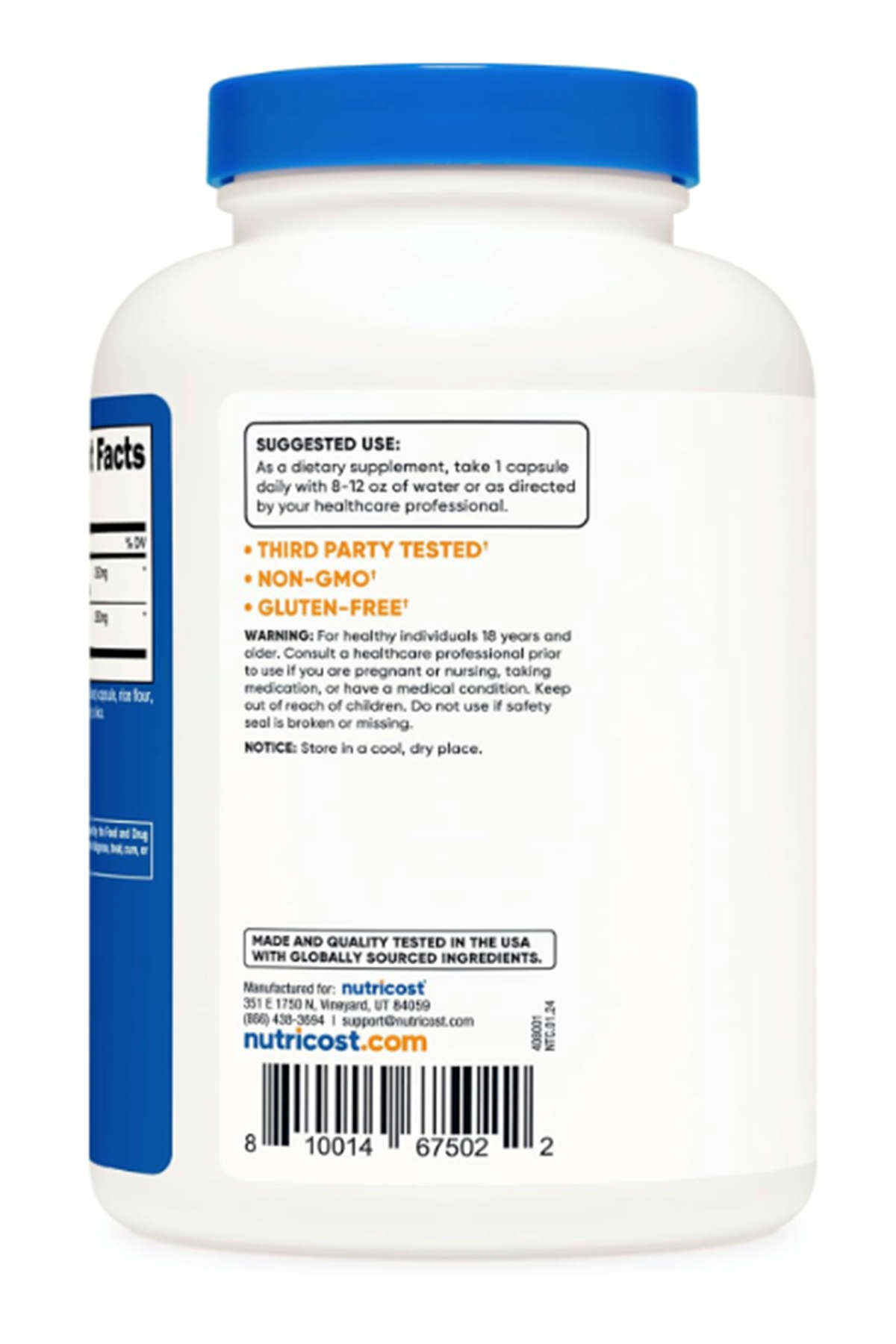 Nutricost Echinacea & Goldenseal Root, 500mg, 240 Capsules.40.