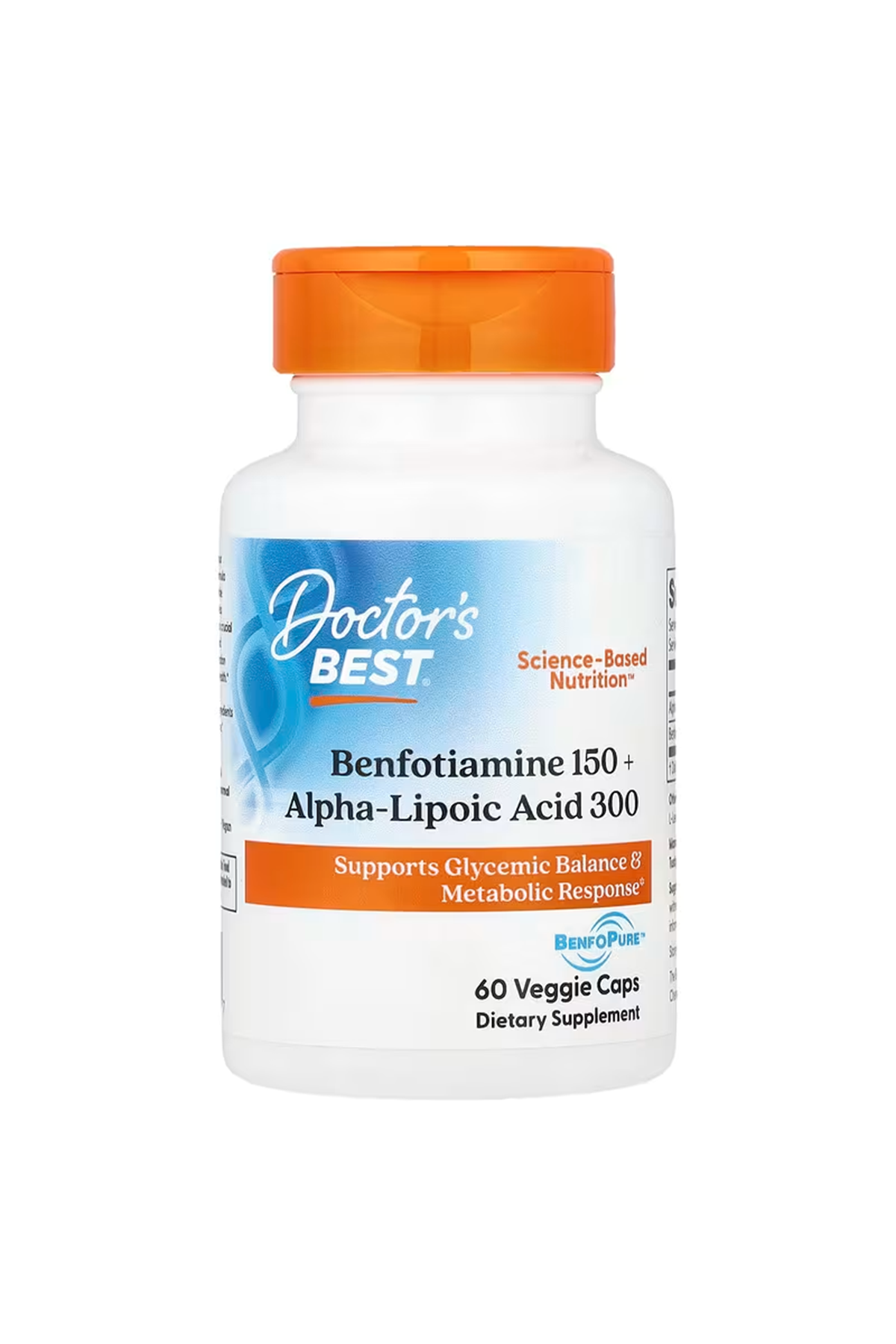 Doctor's Best, Benfotiamine 150 (Özelsporcugıdaların'dan !!)+ Alpha-Lipoic Acid 300, 60 Veggie Capsul.44.