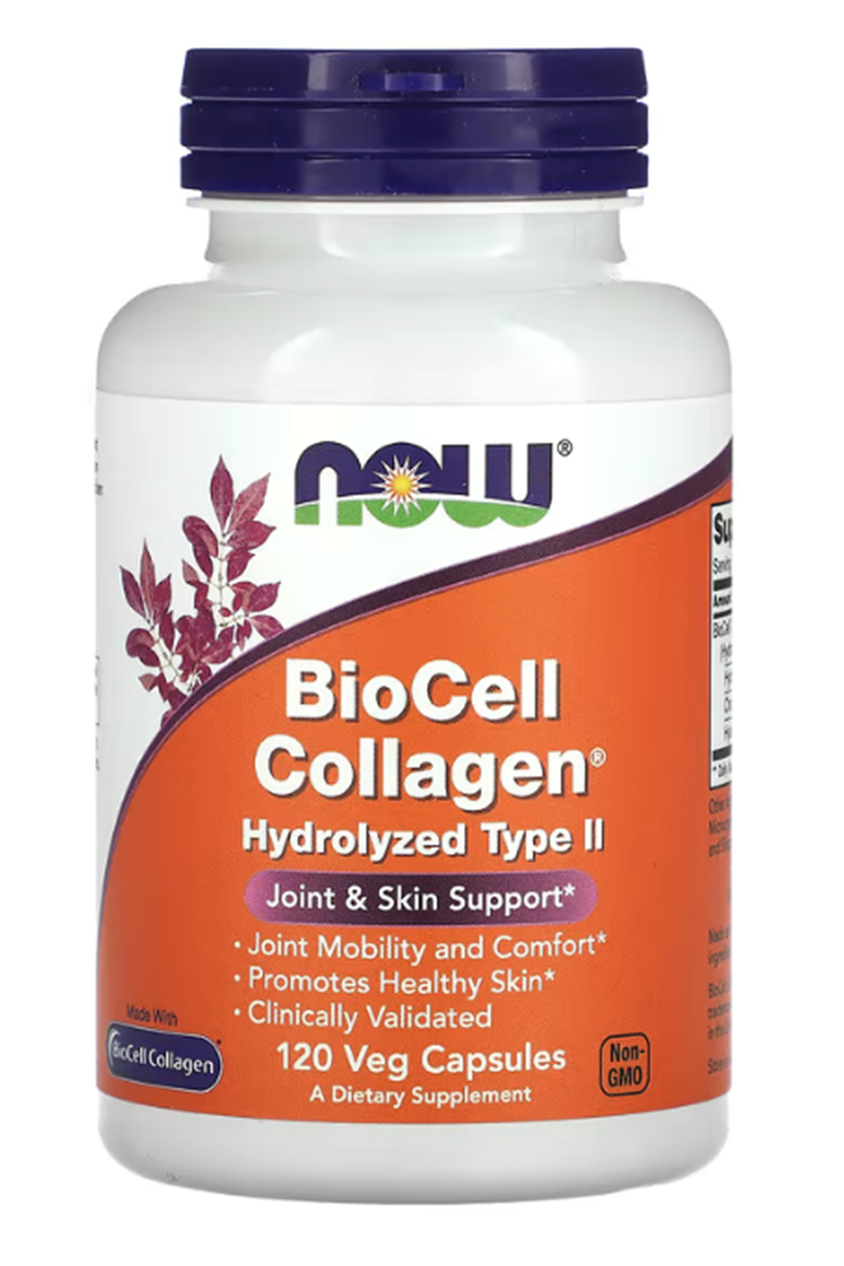 NOW Foods  BioCell Collagen, Hydrolyzed Type II, 120 Veg Capsules.Orj Abd Menşei.