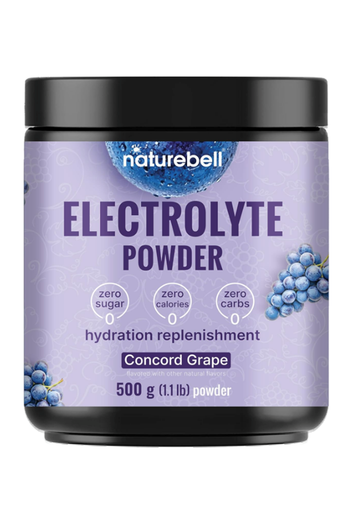 NatureBell Electrolytes Powder No Sugar, 500g (76 Servings)  Keto Fast Hydration Powder.51.