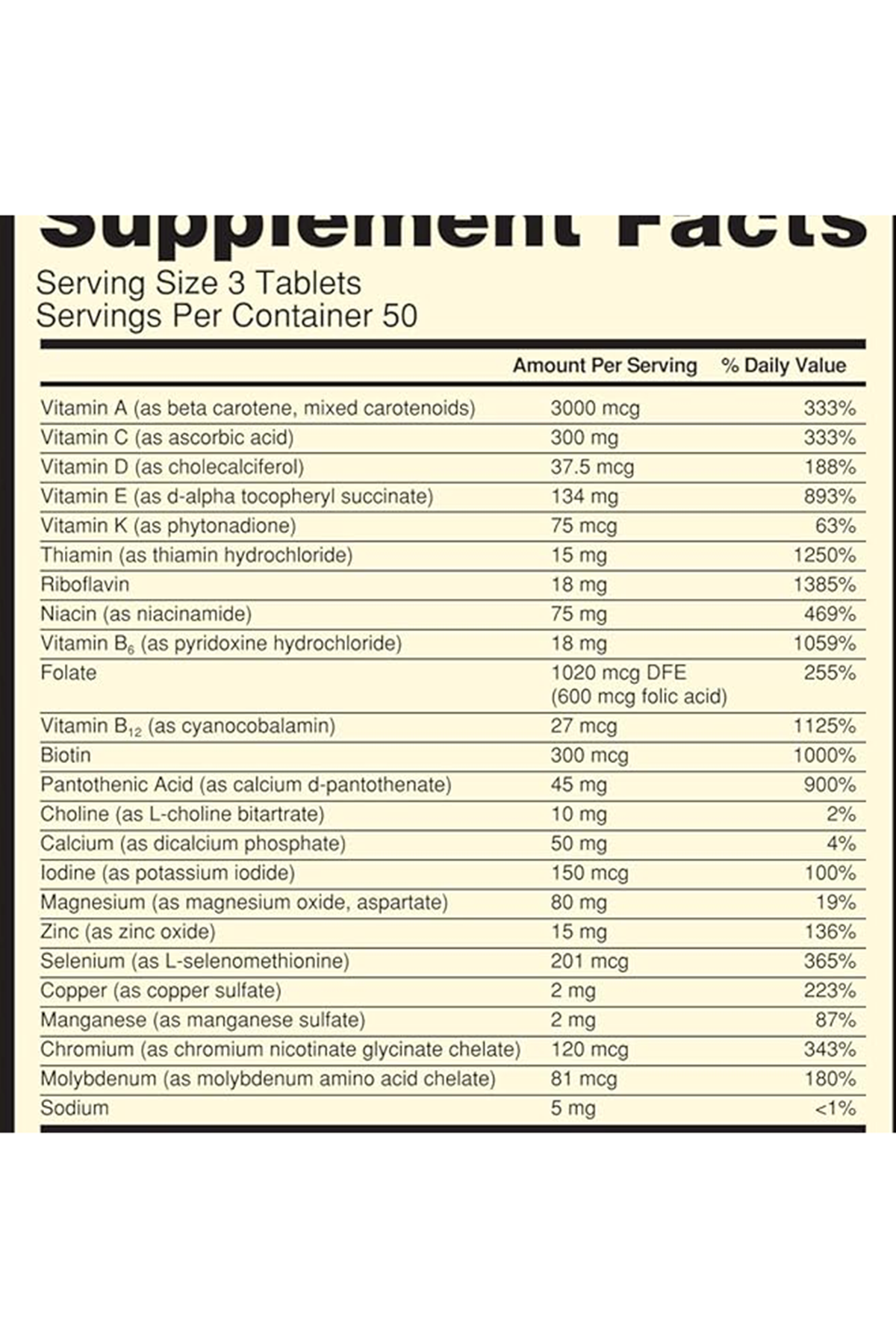 Opti-Men 150 Tablet Multıvıtamın 50 SERVİS Amerikan Version 75+INGREDIENTS.Usa Menşei.74.