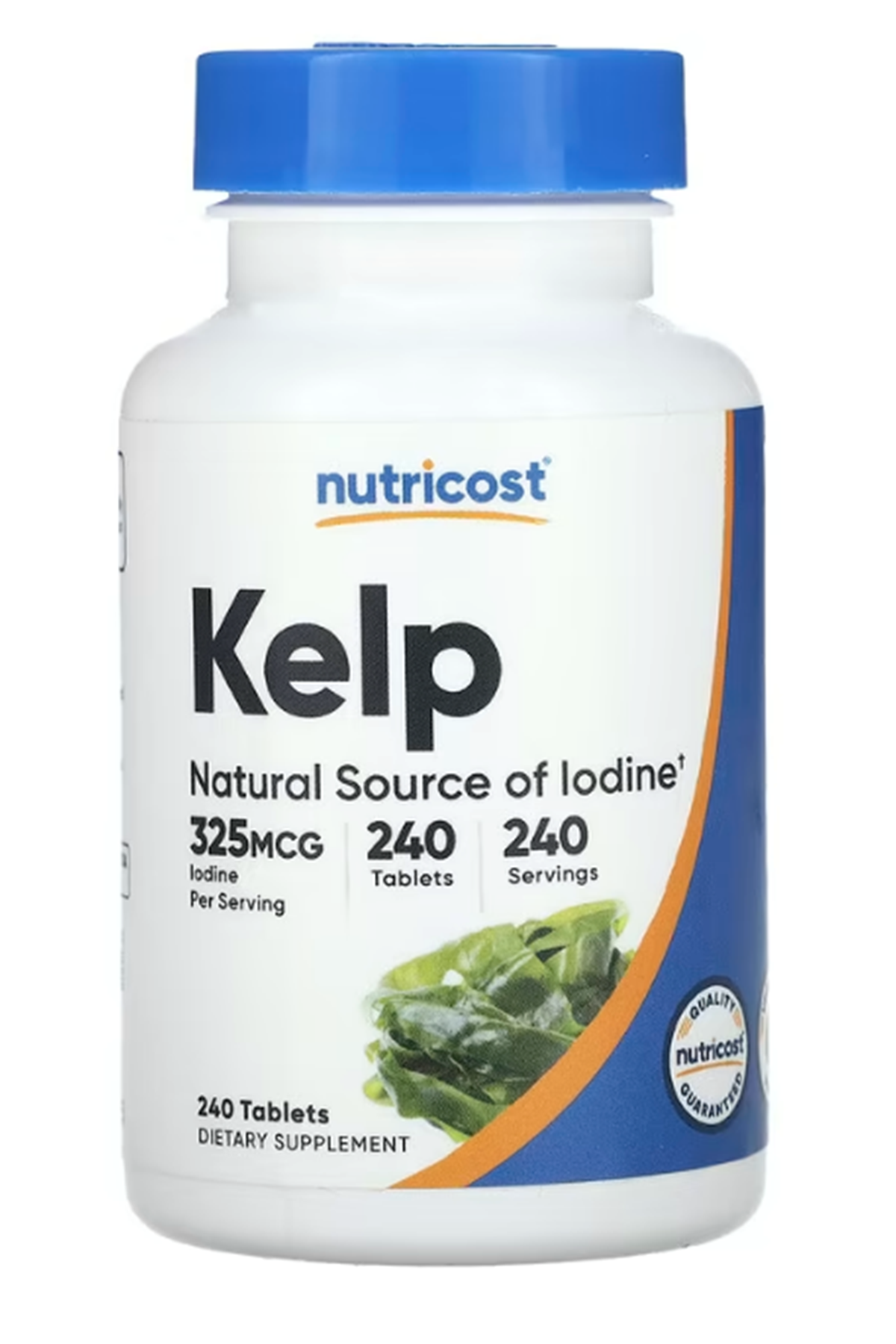 Nutricost Kelp  325mcg of Iodine, 240 Tablet.