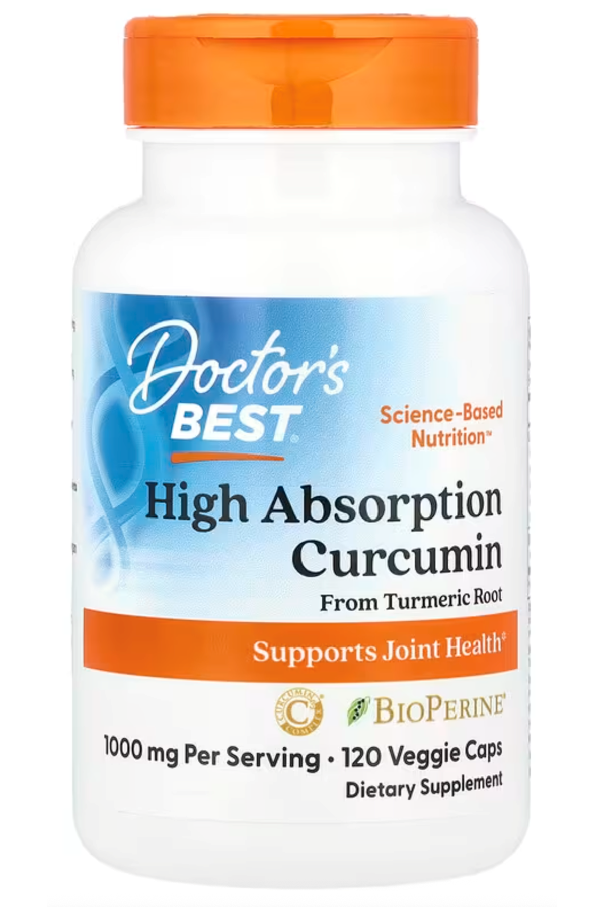 Doctor's Best, High Absorption Curcumin From Turmeric Root 500 mg, 120 Capsul. Usa Version.63.