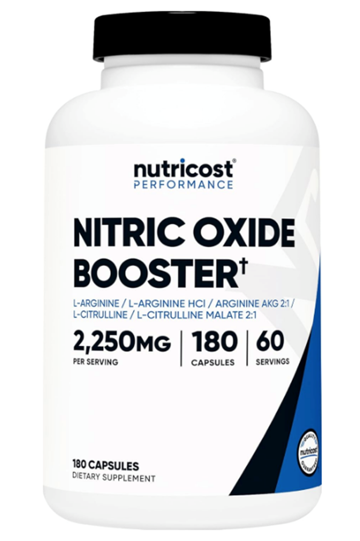 Nutricost Nitrik Oxıde Booster  2250mg, 180 Capsules.