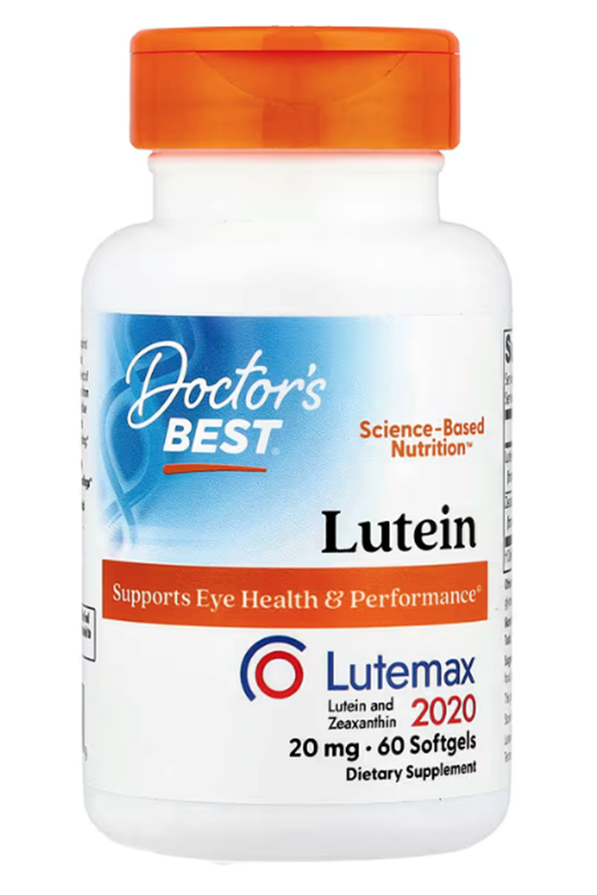 Doctor's Best, Lutein with Lutemax 2020, 20 mg, 60 Softgels.Abd Menşei.42.