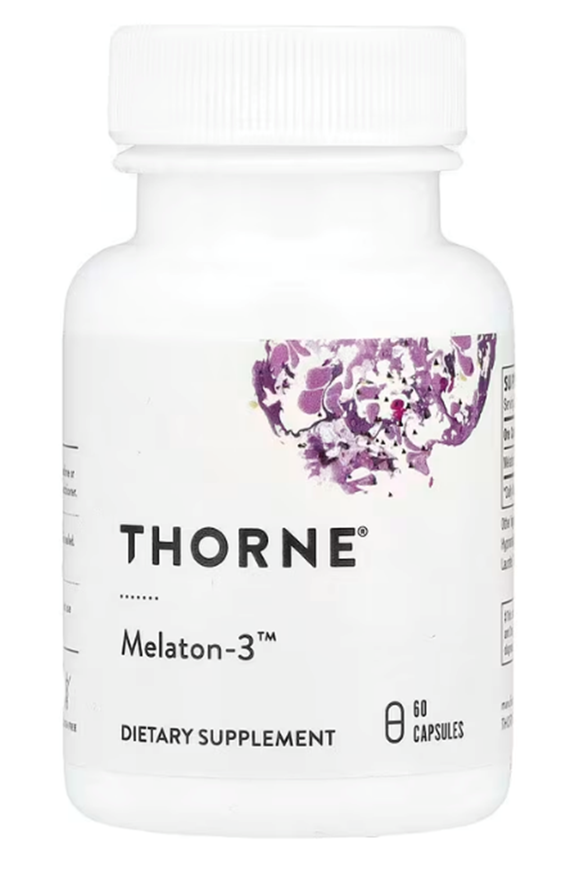 THORNE  Melaton-3  60 Capsul Circadian Rhythms Restful - NSF Certified for Sport.