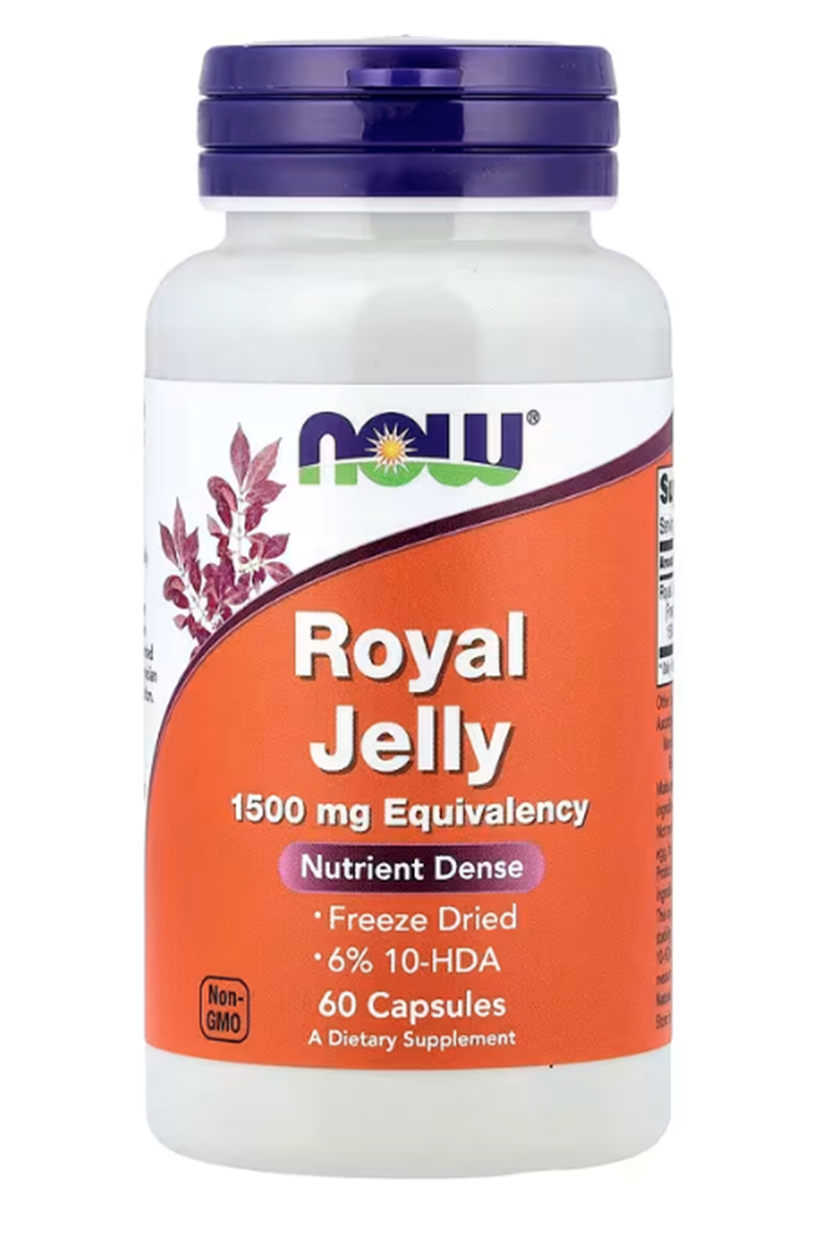 NOW Foods Royal Jelly  1500mg, 60 Capsul.Abd.