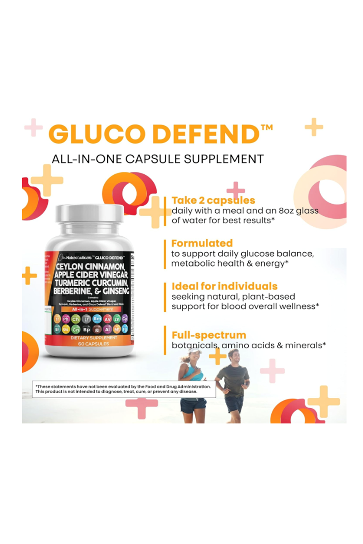 Clean Nutraceuticals Ceylon Cinnamon + Berberine Turmeric Fenugreek 60 Capsul.Orj Usa.