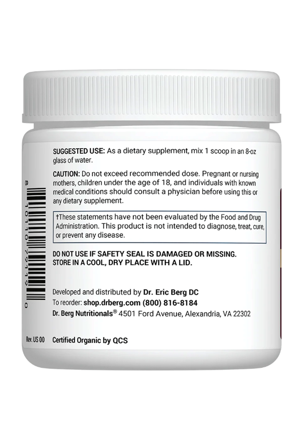 Dr. Berg Raw Organic Beet Powder–90gr 30 Servis USDA Certified Nitric Oxide, Energy, Blood Flow.