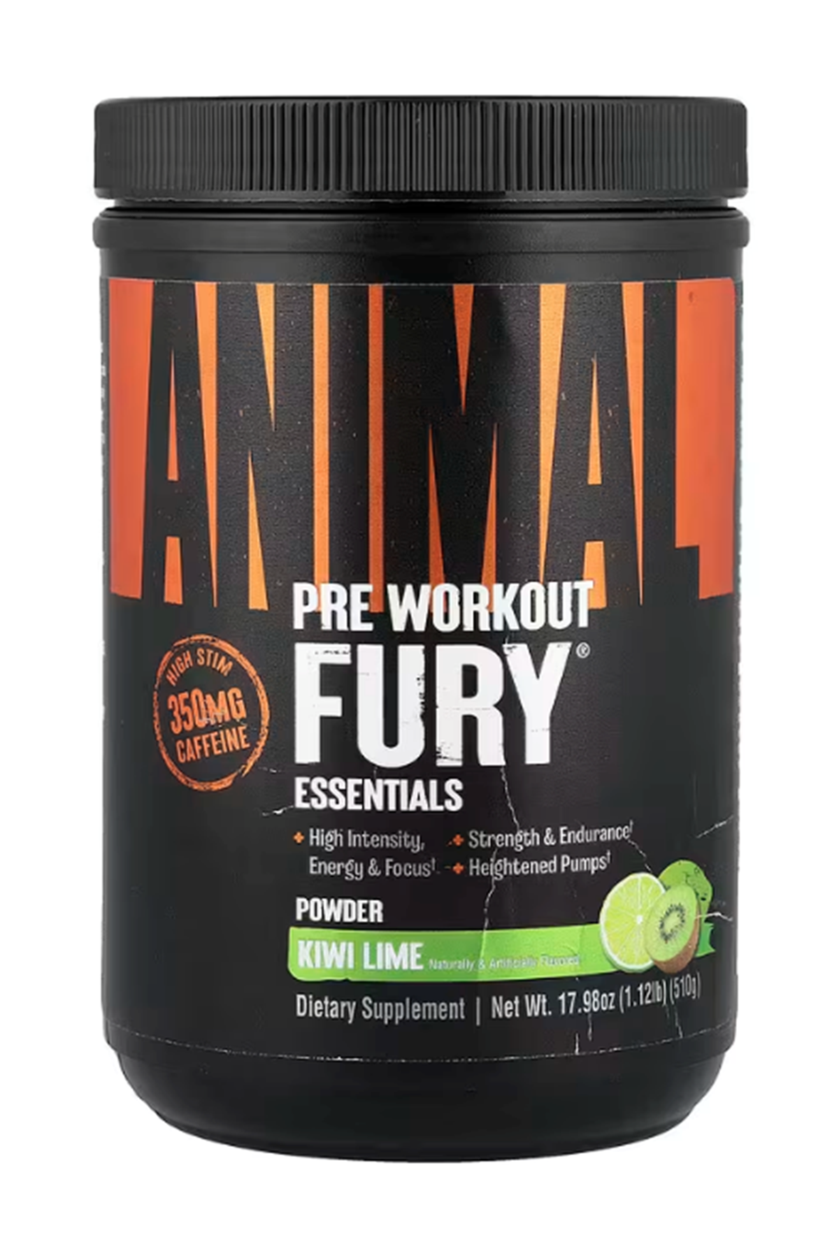 Animal Fury BCAA+Citrulin Malate+Beta Alanin Powerful Pre-Workout Formul 30 SERVİS.Usa Version.65.