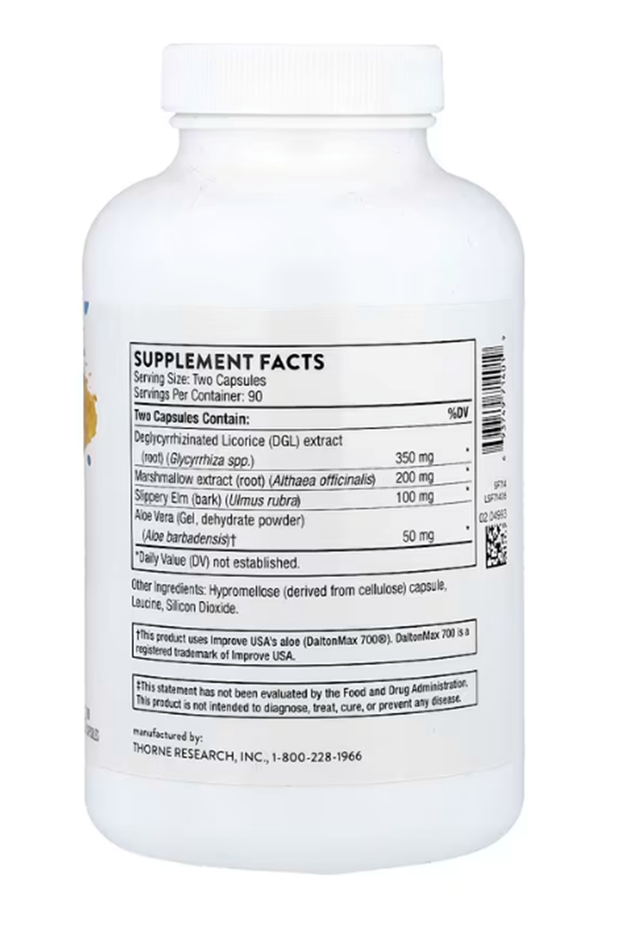 Thorne  GI-Relief 180 Capsules.68.USA.Abd Menşei.